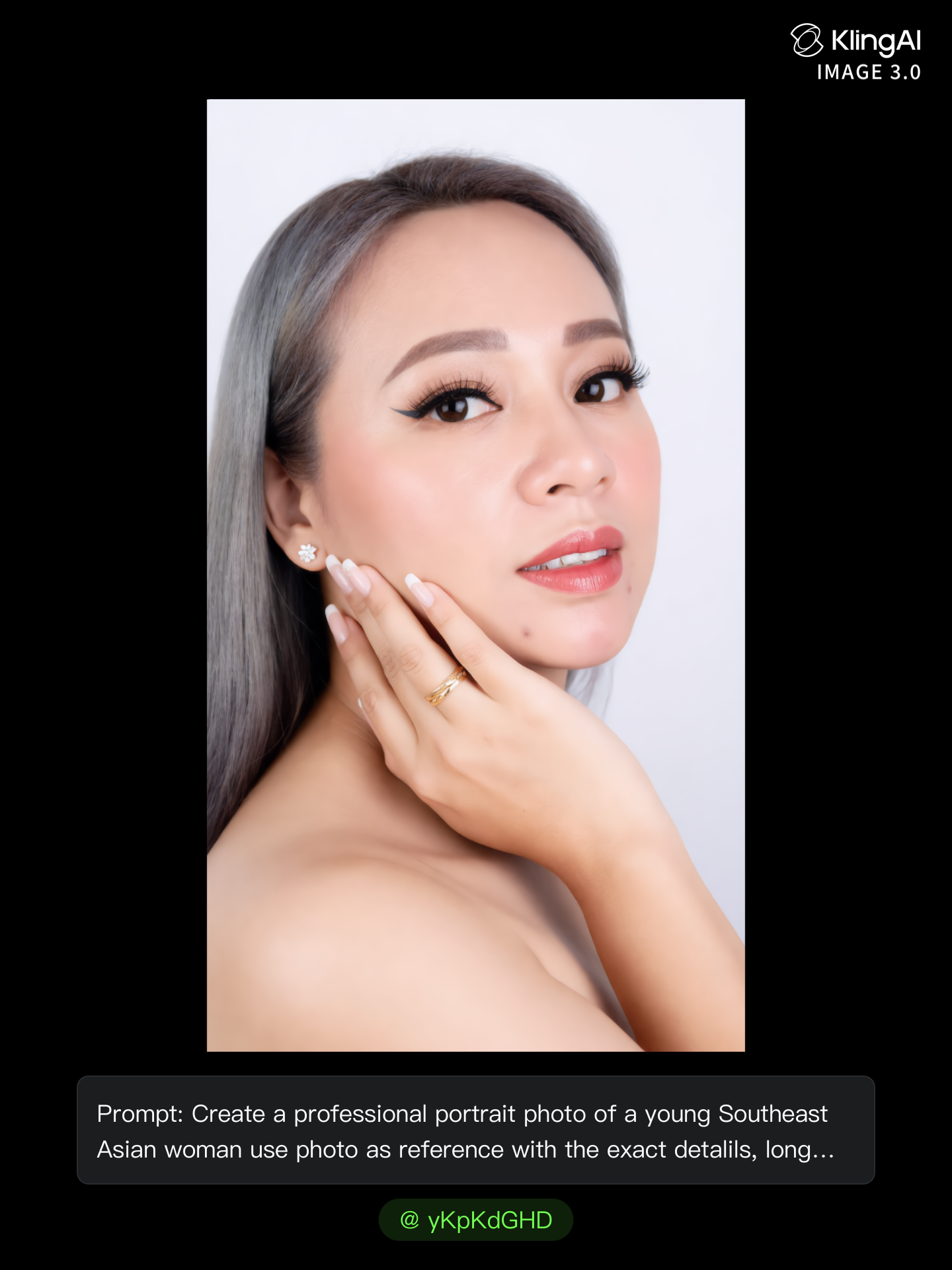 Kling AI work 311409312611780 - natural ash brown hair AI image