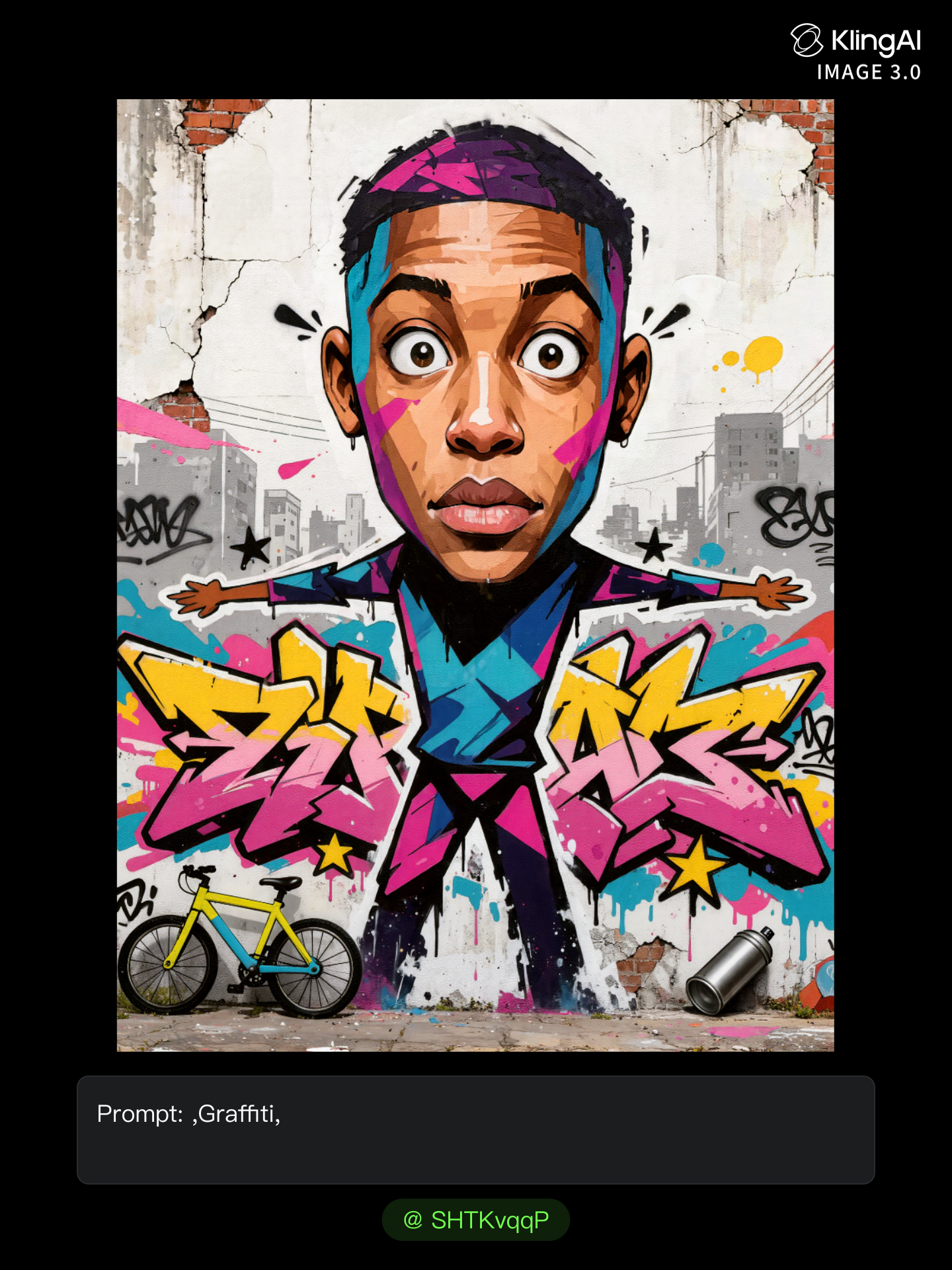 Kling AI work 318961547666077 - graffiti a AI image