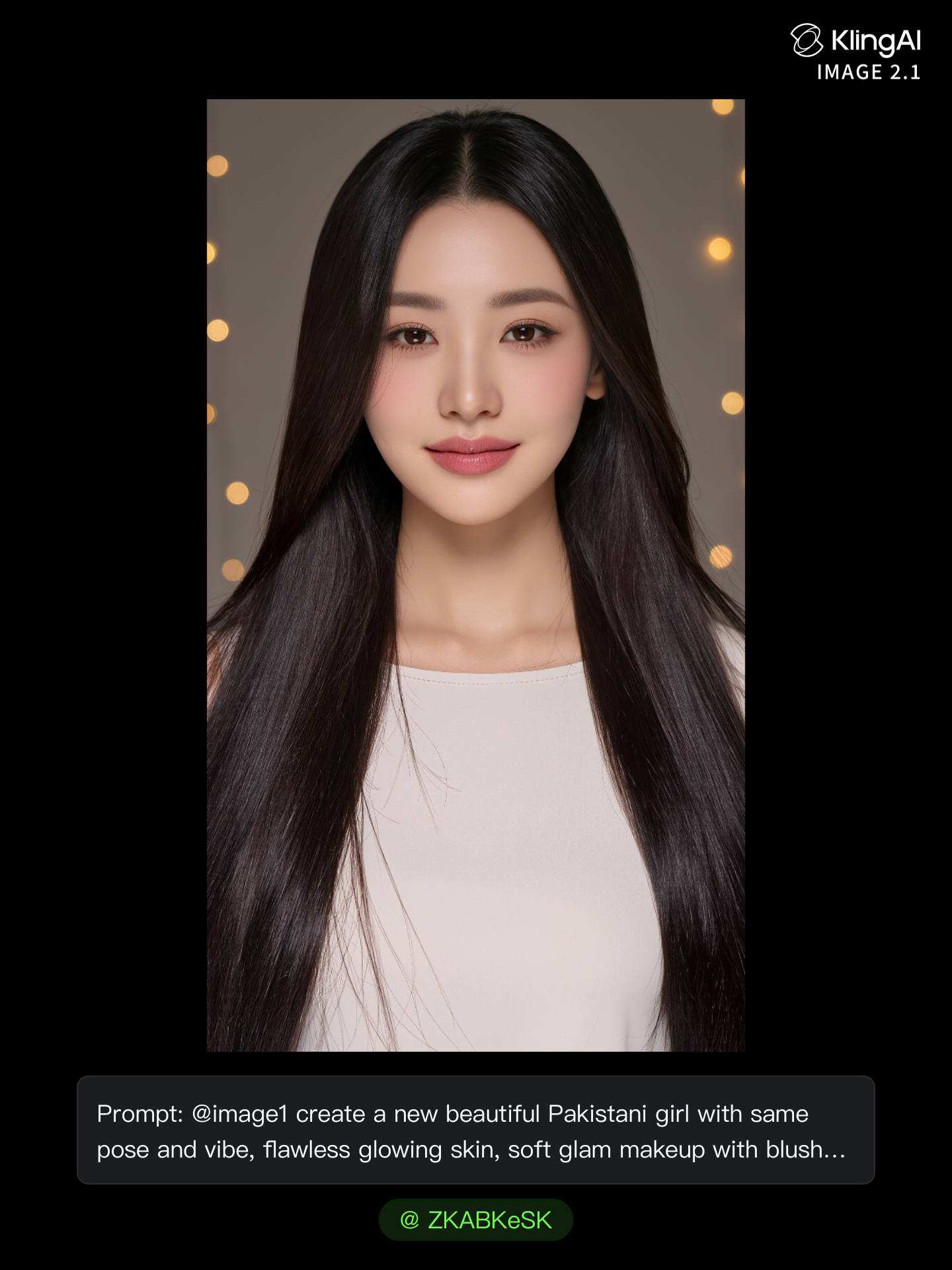 AI Beauty Portrait - lighting ai AI image