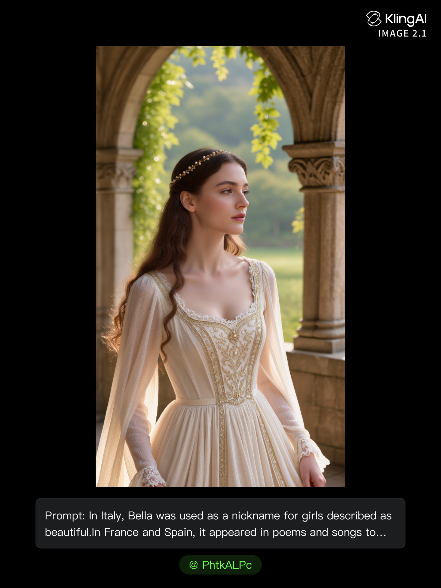 Kling AI work 300949321613980 - fantasy names female generator AI image