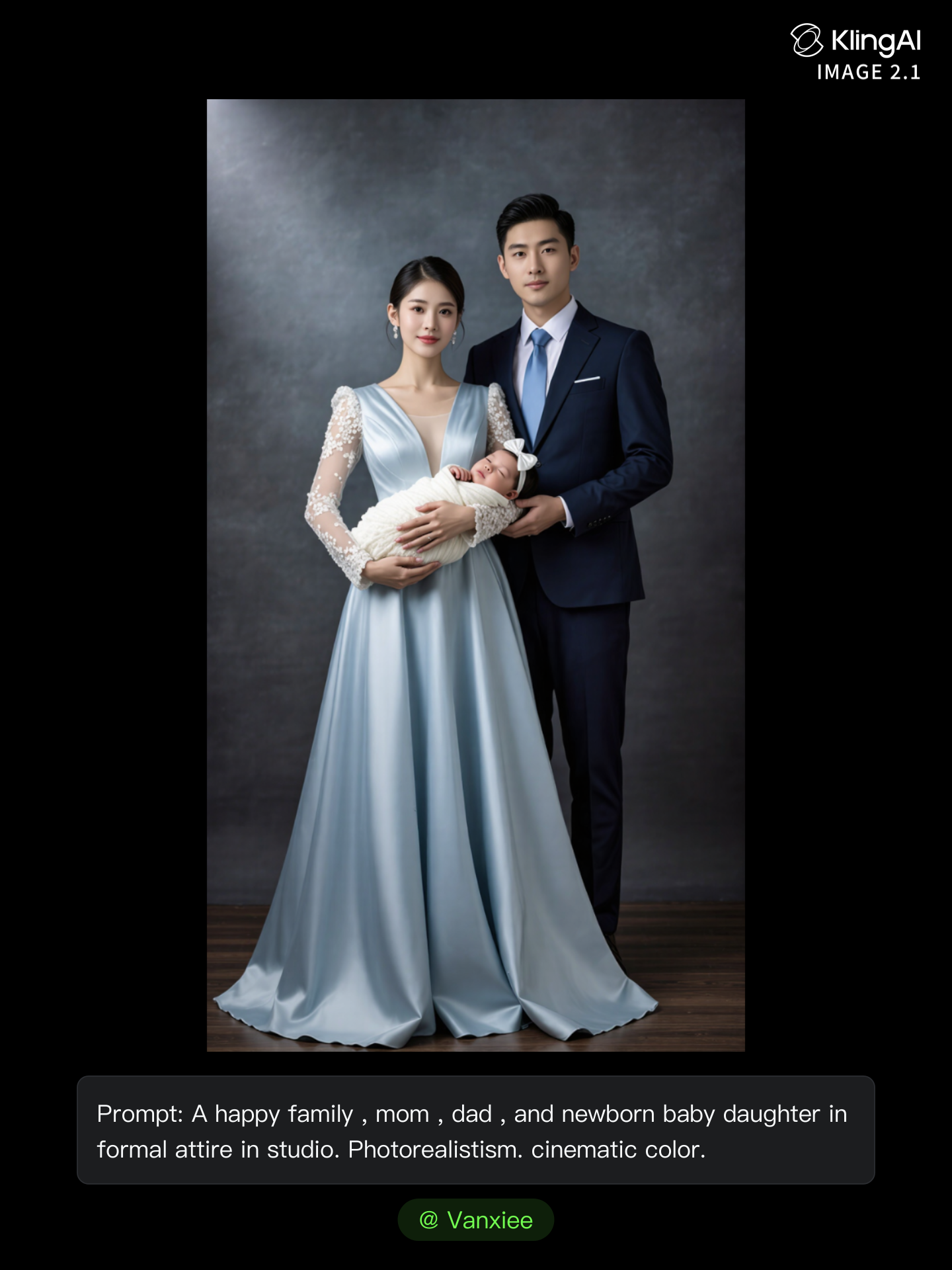Kling AI work 300271476524631 - id picture editor with formal attire free online AI image