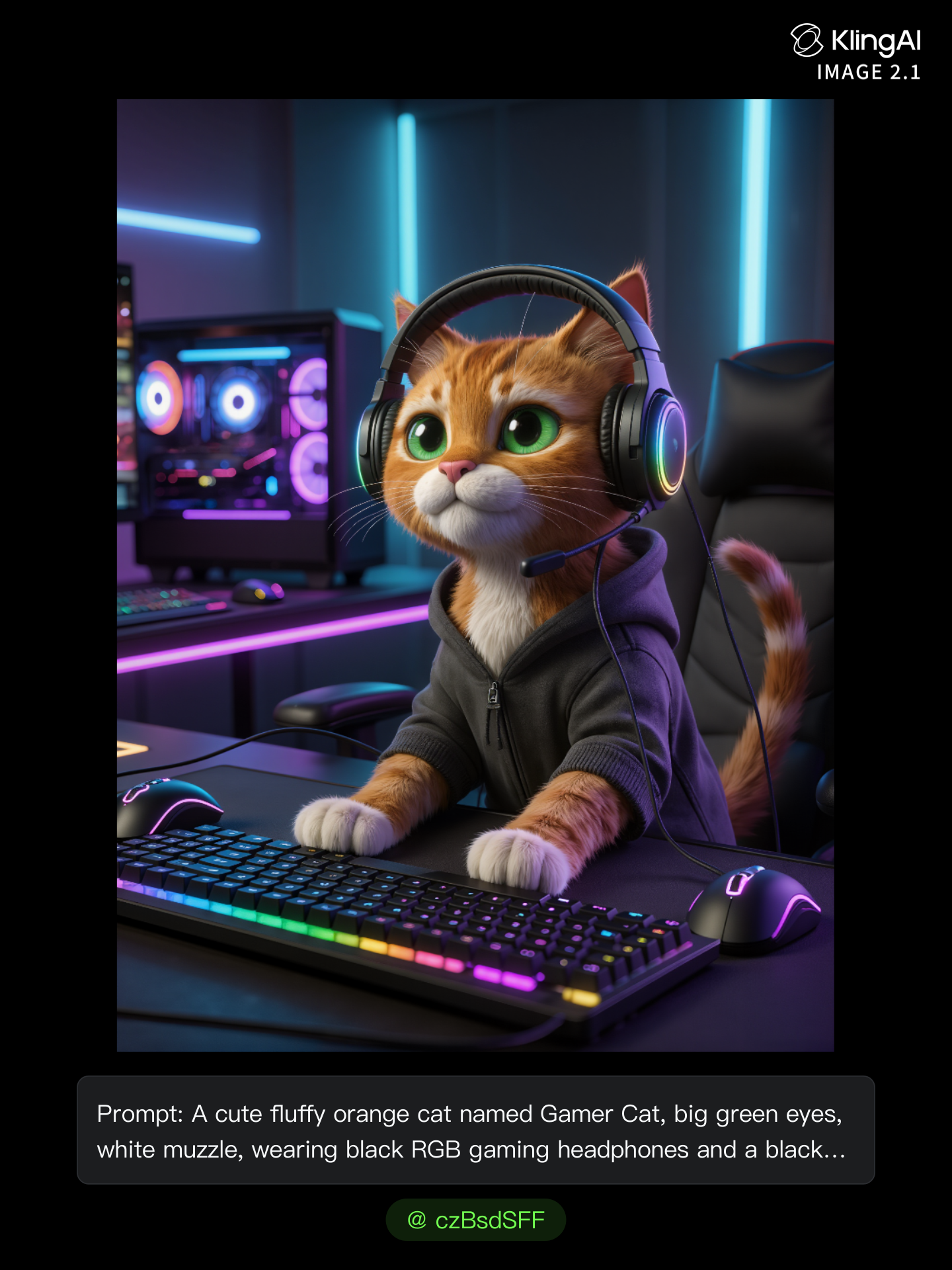 Kling AI work 315213786527742 - gaming avatar maker AI image