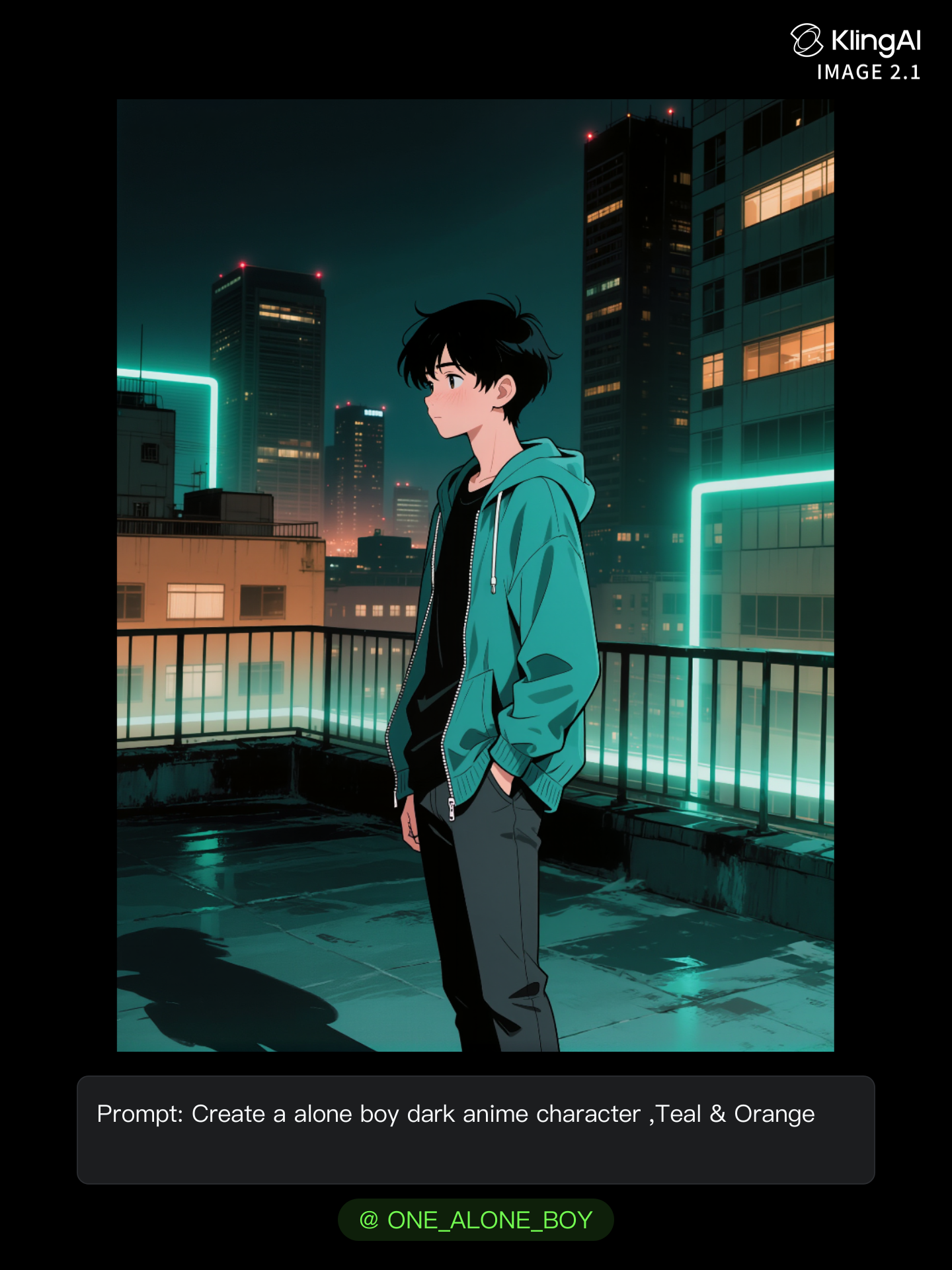 Kling AI work 310440326613845 - create your own anime character AI image