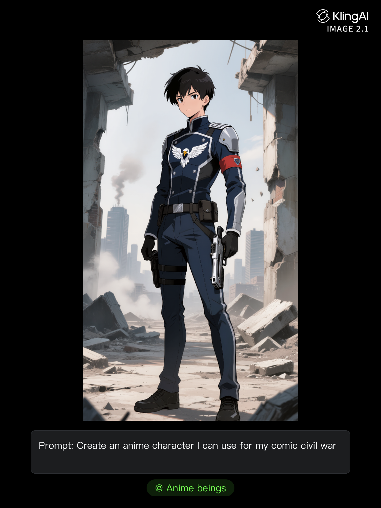 Kling AI work 308726300508840 - ai comic maker AI image