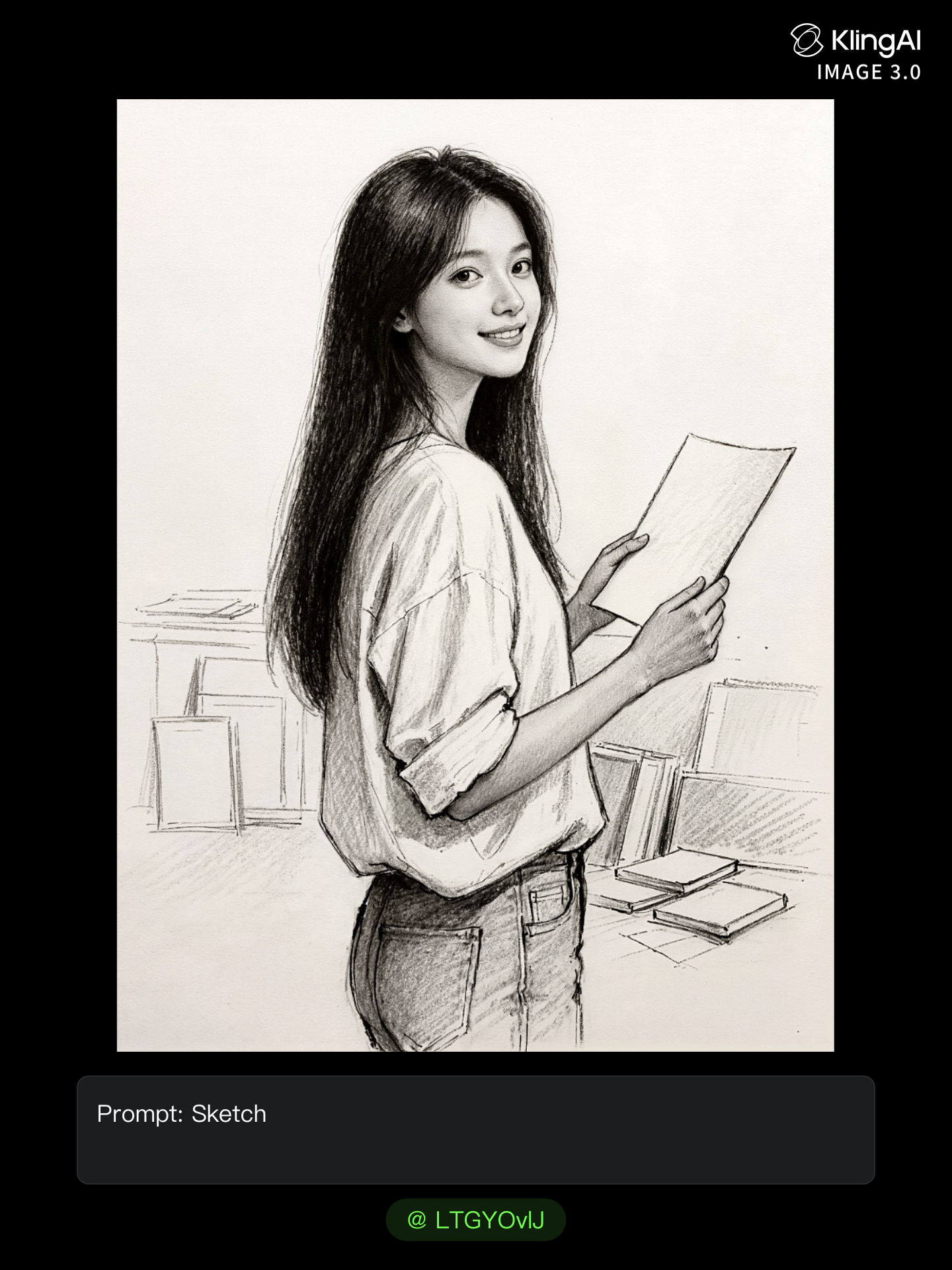 Kling AI work 309524472668657 - Sketch To Video AI image