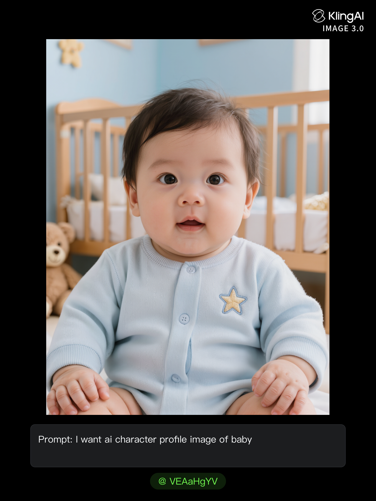 Kling AI work 320754666666242 - character profile generator AI image