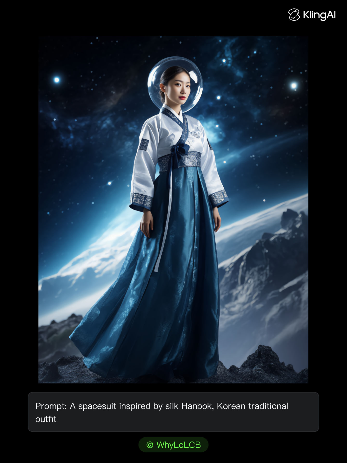 Hanbok Spacesuit - korean pop outfit AI image