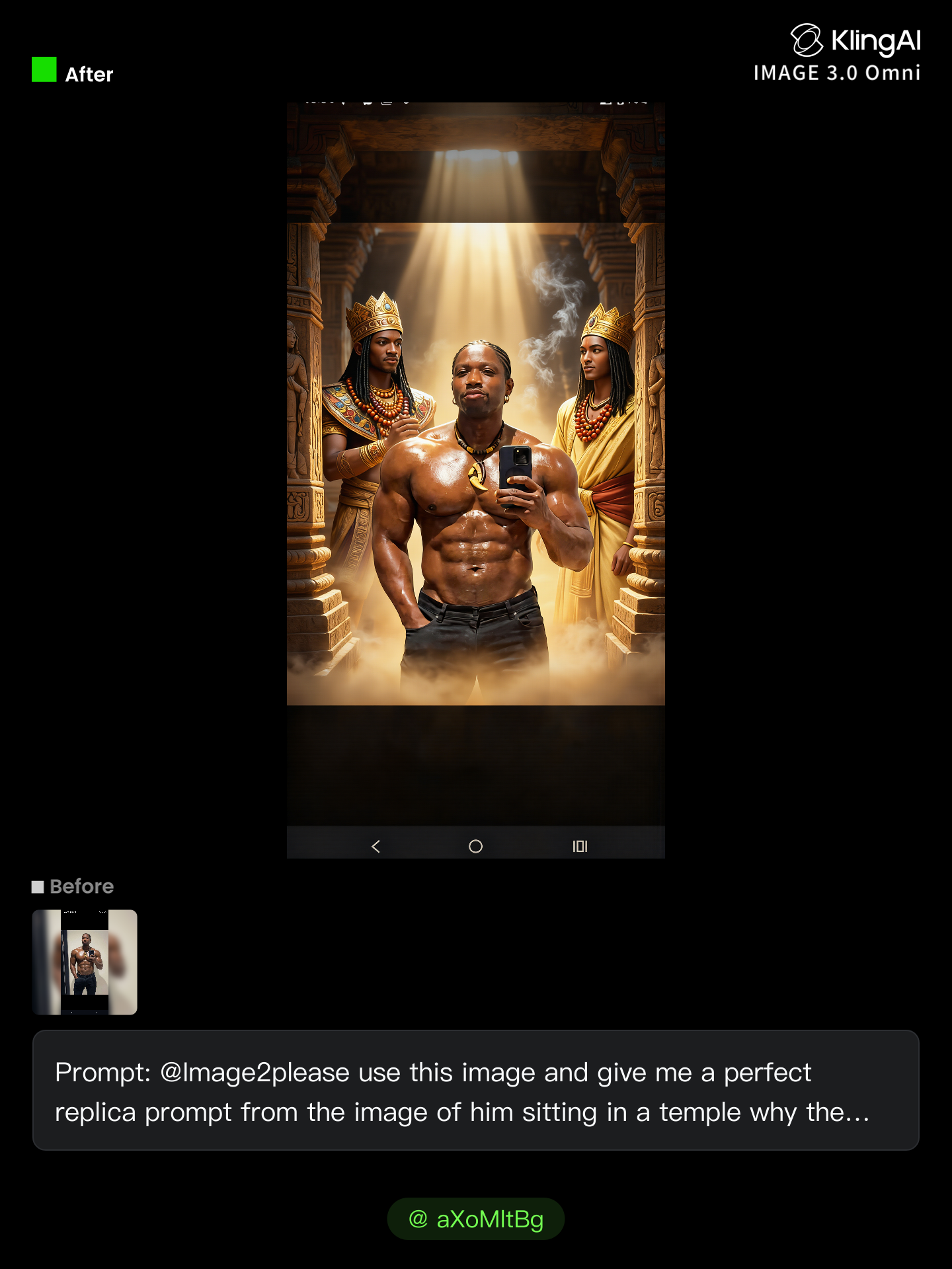Kling AI work 312009422610806 - merge two pictures together AI image