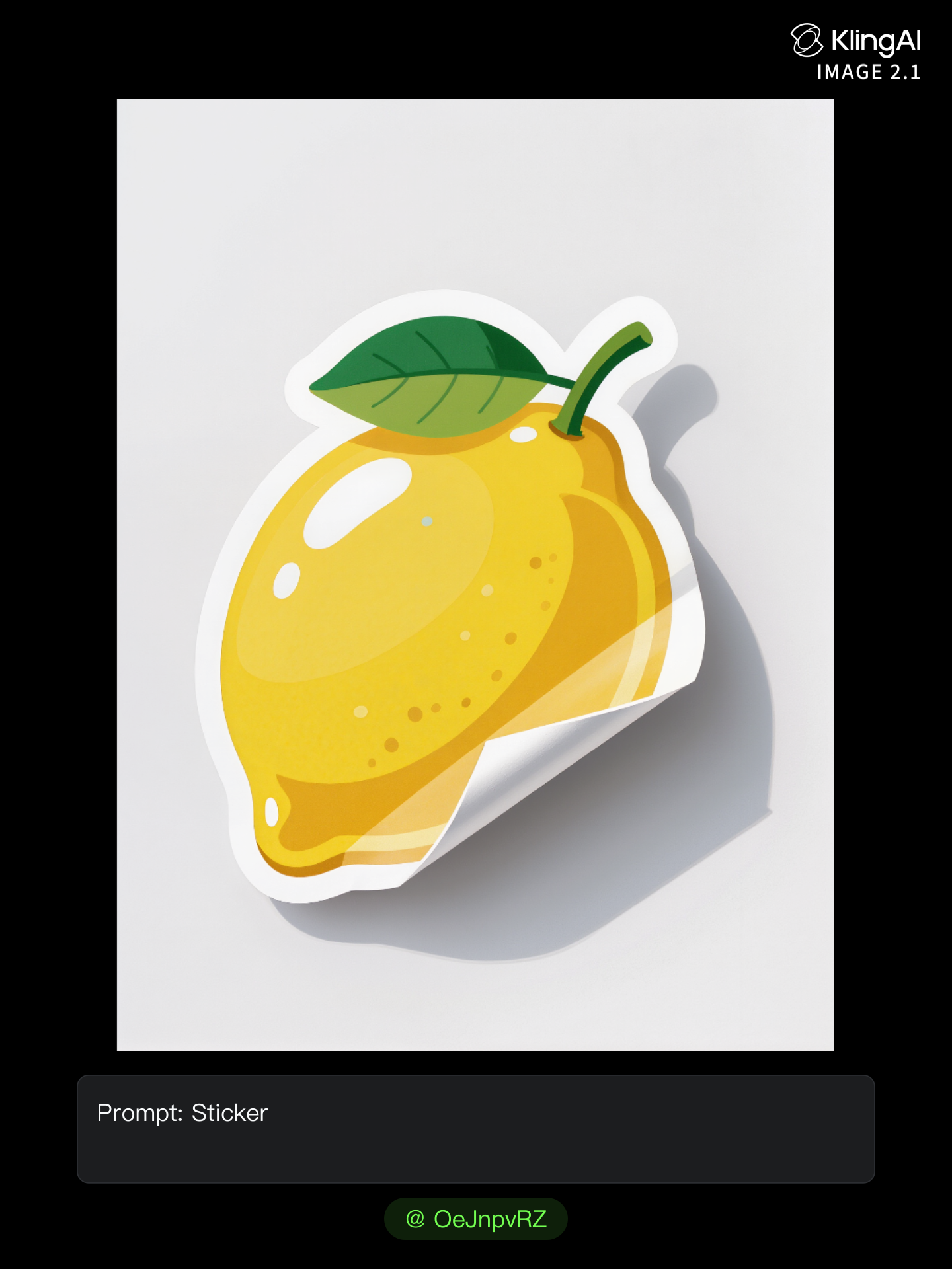 Kling AI work 309615413524186 - image sticker maker AI image