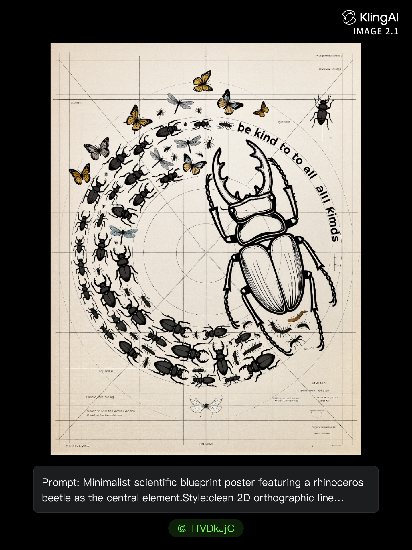 Kling AI work 309861164662672 - how to make a blueprint AI image