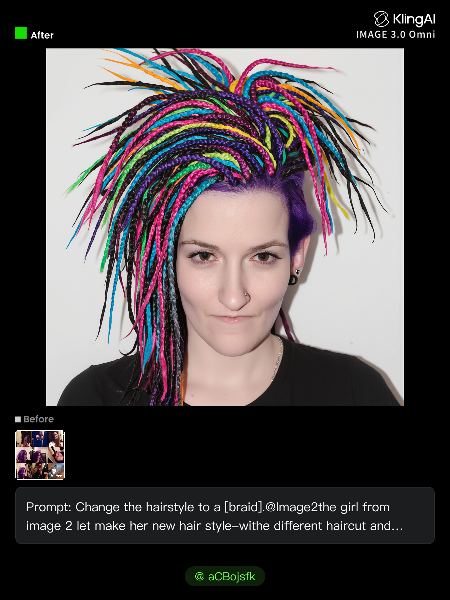 Kling AI work 305530840533597 - haircuts by face shape AI image