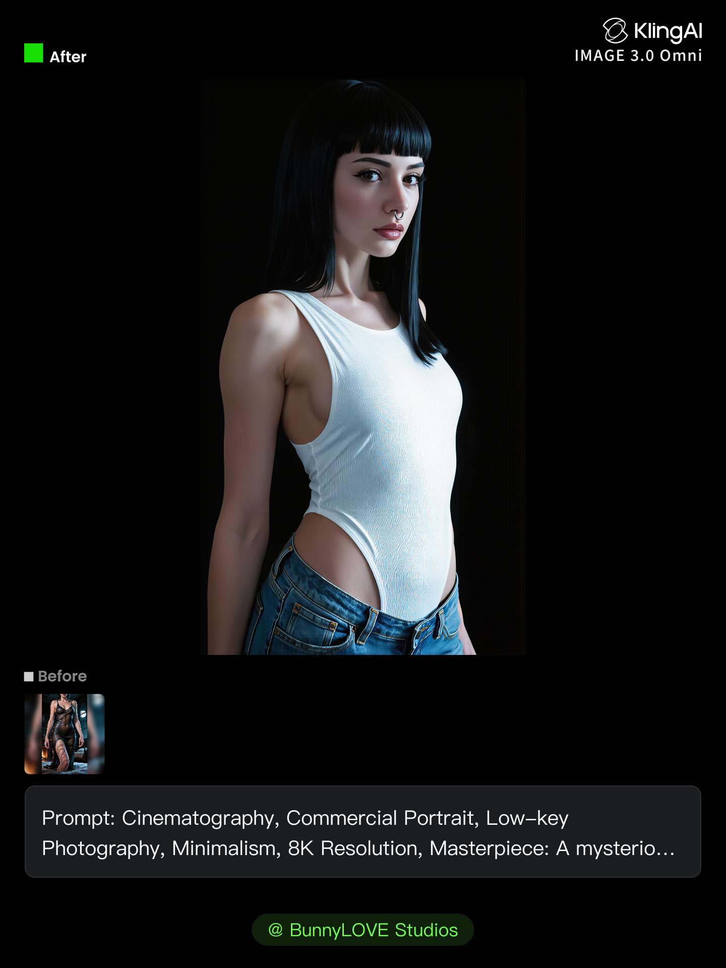 Dramatic - rule of thirds photography examples AI image