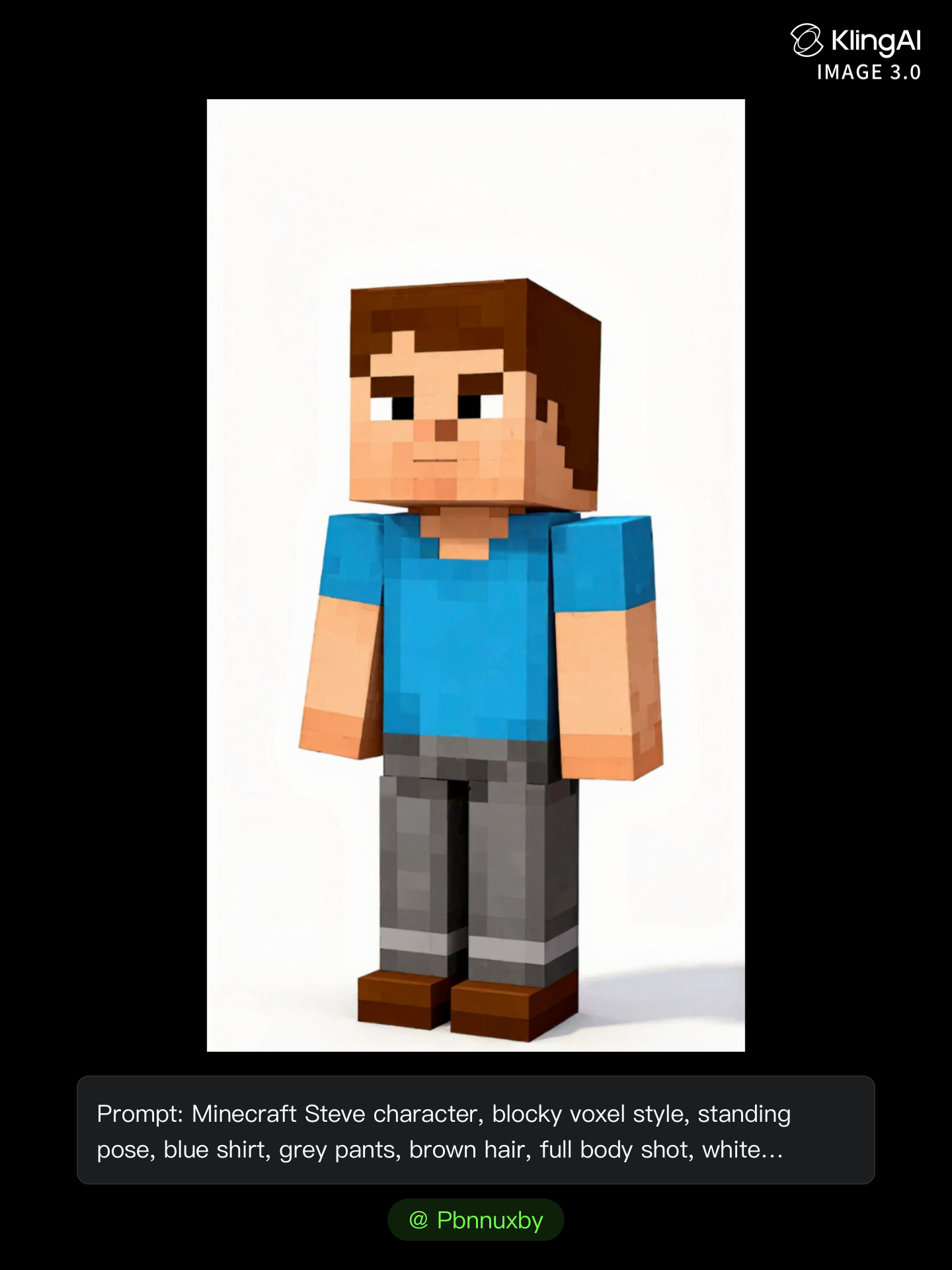minecraft Steve  - image to minecraft pixel art AI image