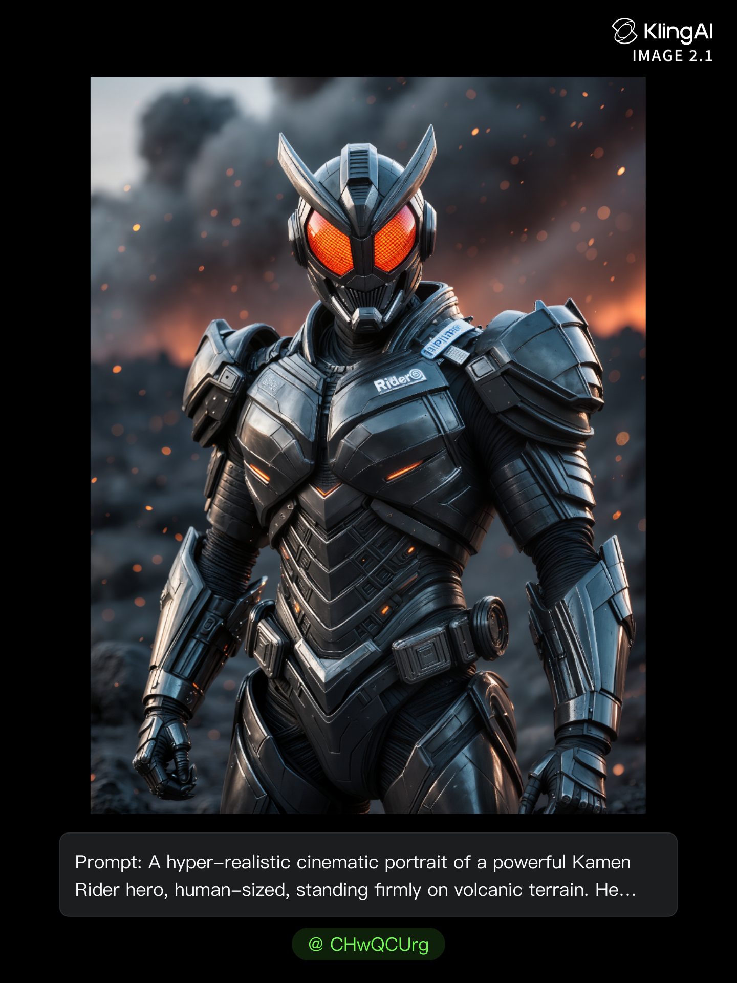 Kling AI work 299154712618130 - rider canvas AI image