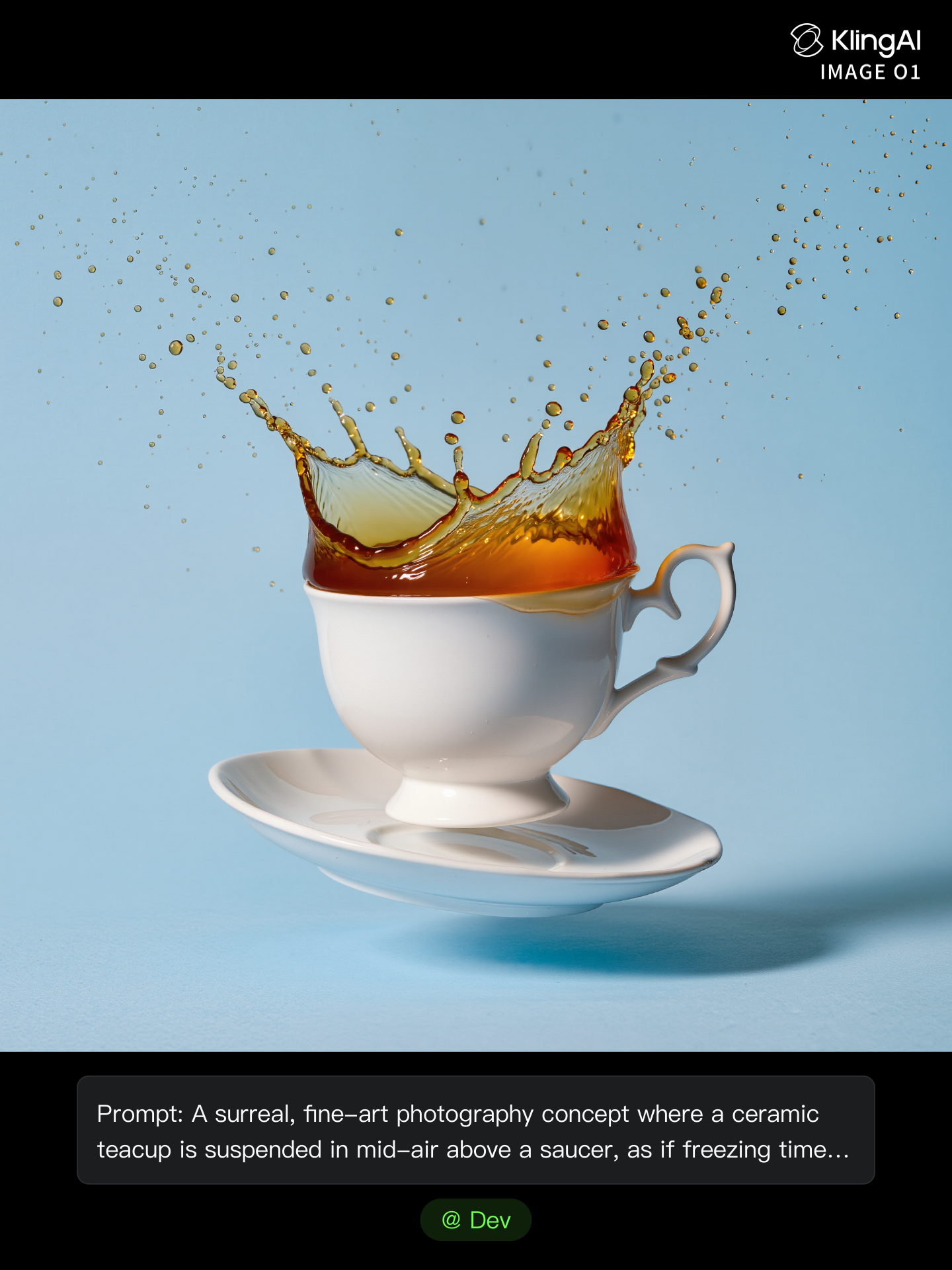Levitating Calm - keep calm generator AI image