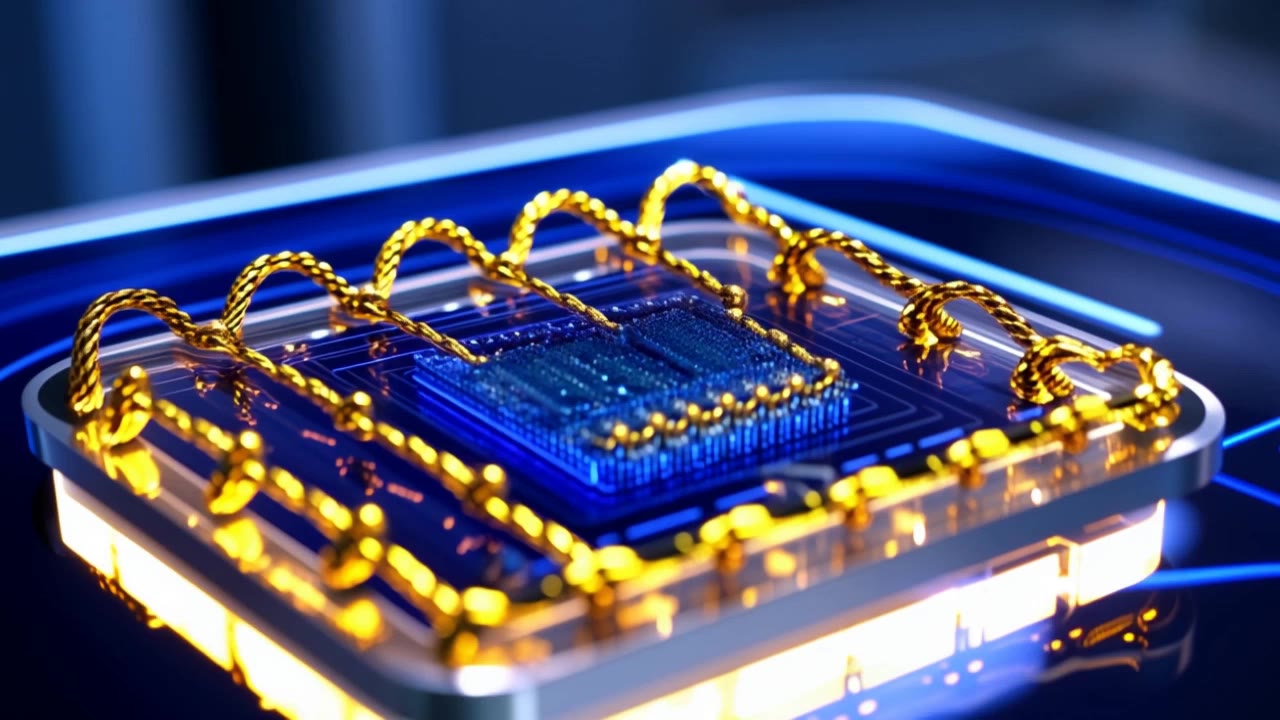 Topological Qubits - face iq labs AI video