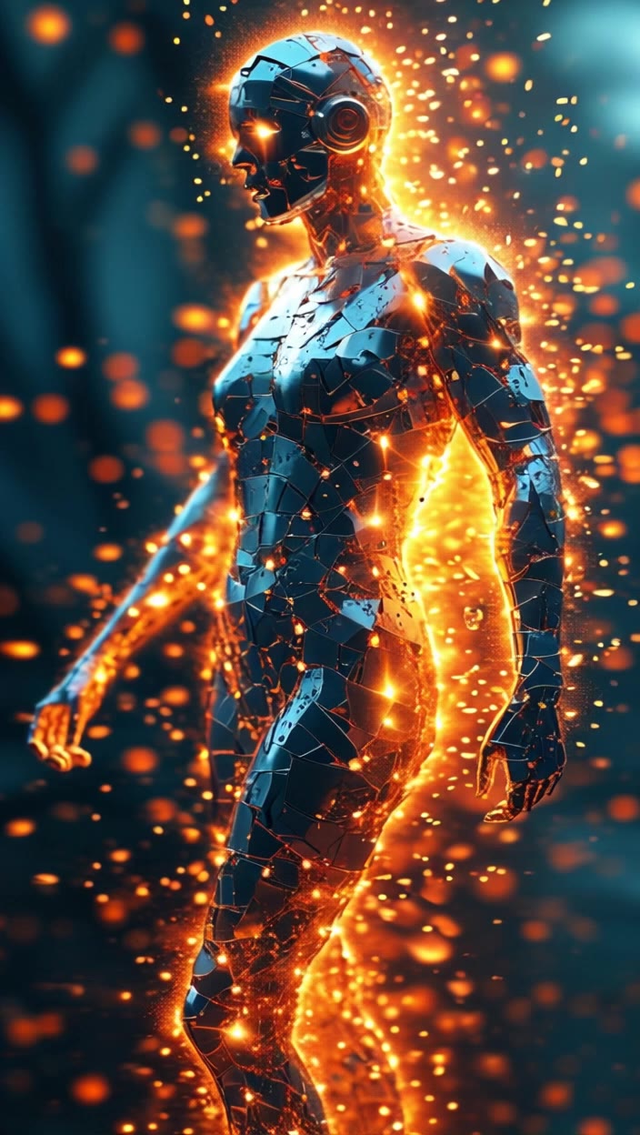 Ninja cyborg - absolute cyborg AI video