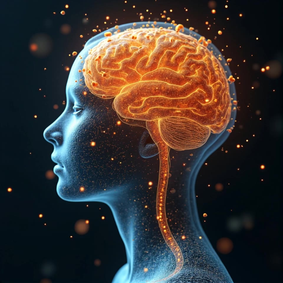 Amazing work of the brain. - brain try on AI video