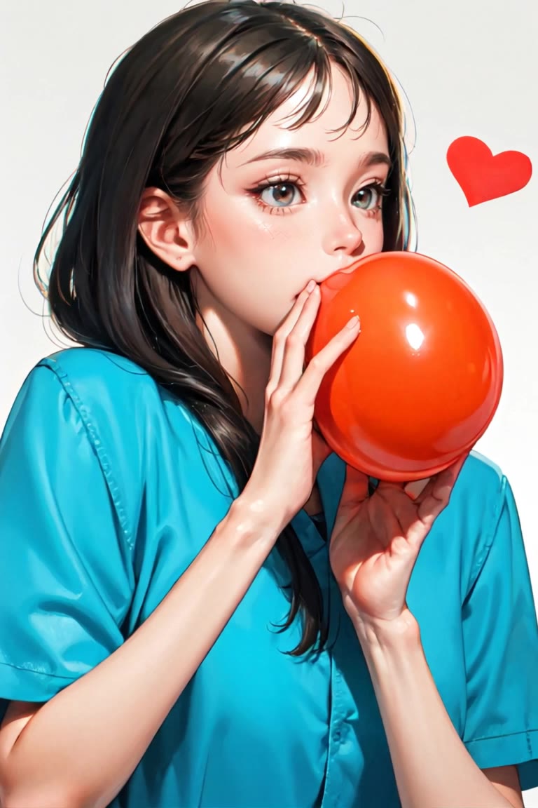balloons - iridescent balloons AI video