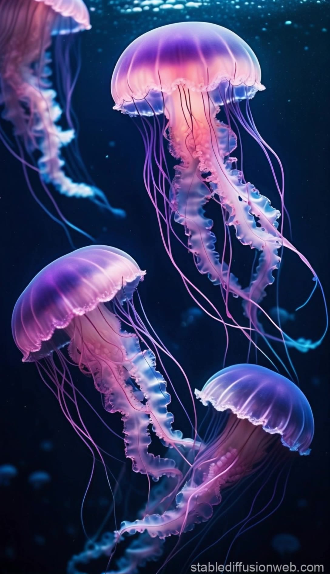 Jellyfish  - jellyfish shot AI video