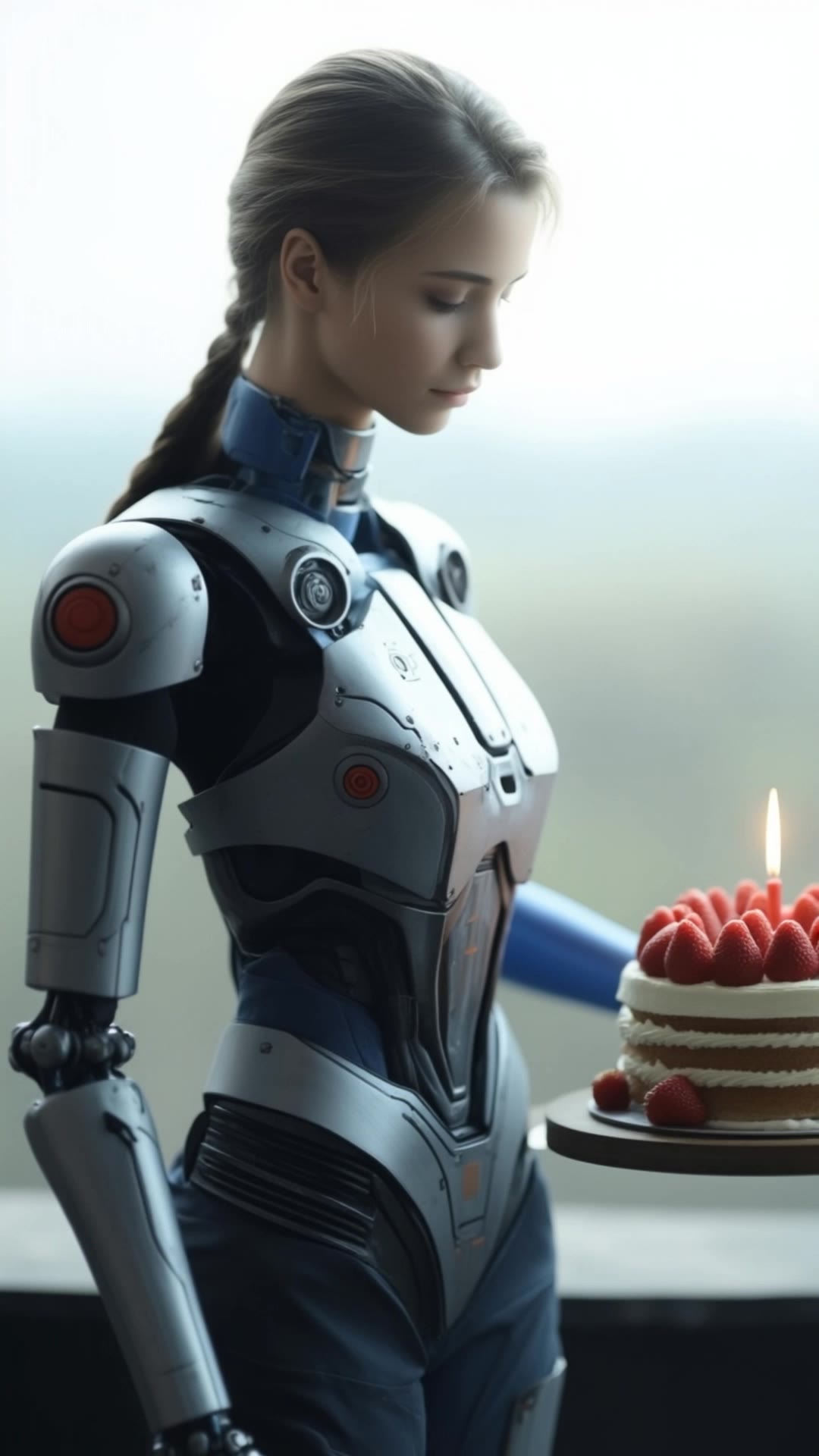 A celebration of AI - trophy celebration AI video