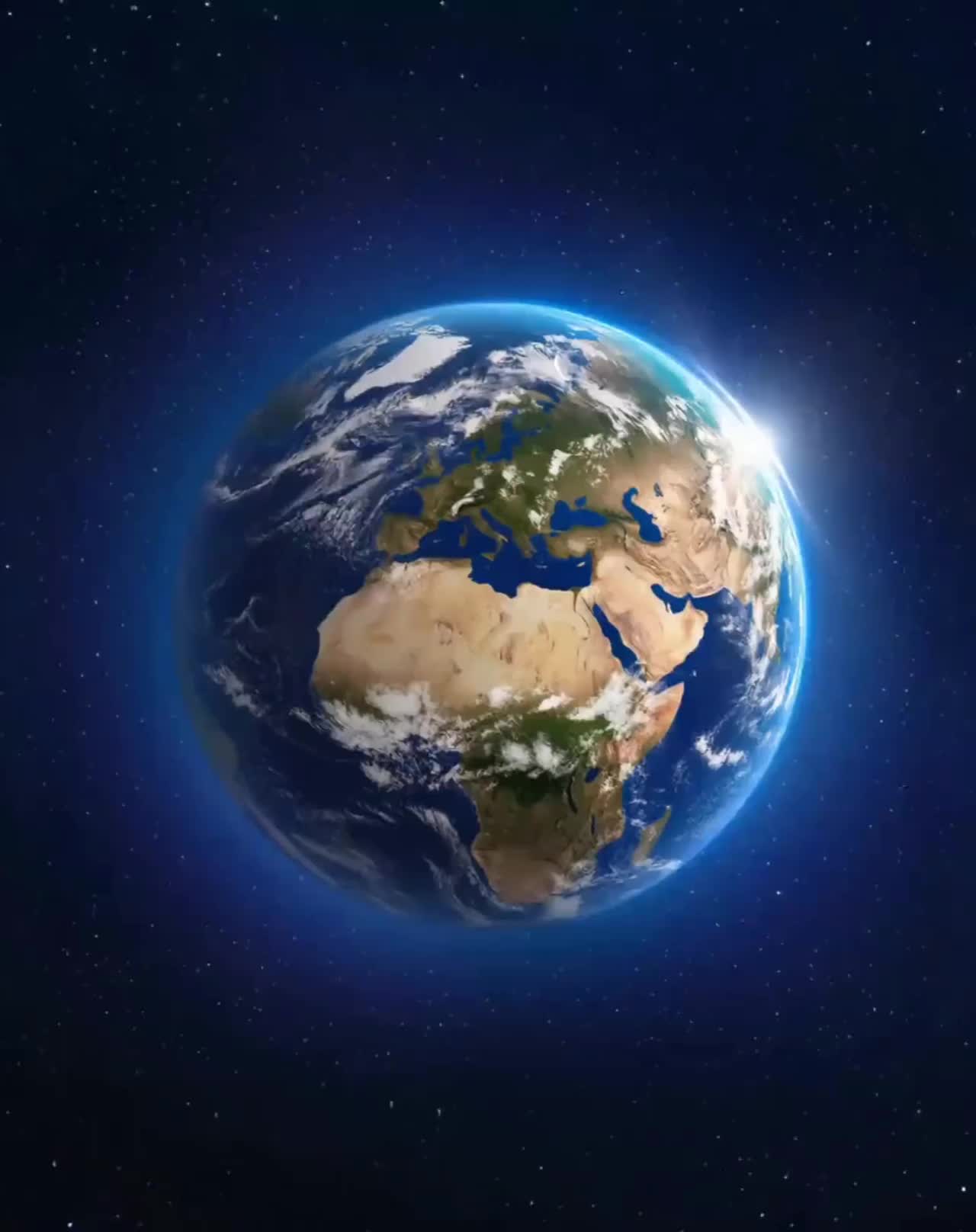 Earth Zoom In - earth zoom banner design AI video