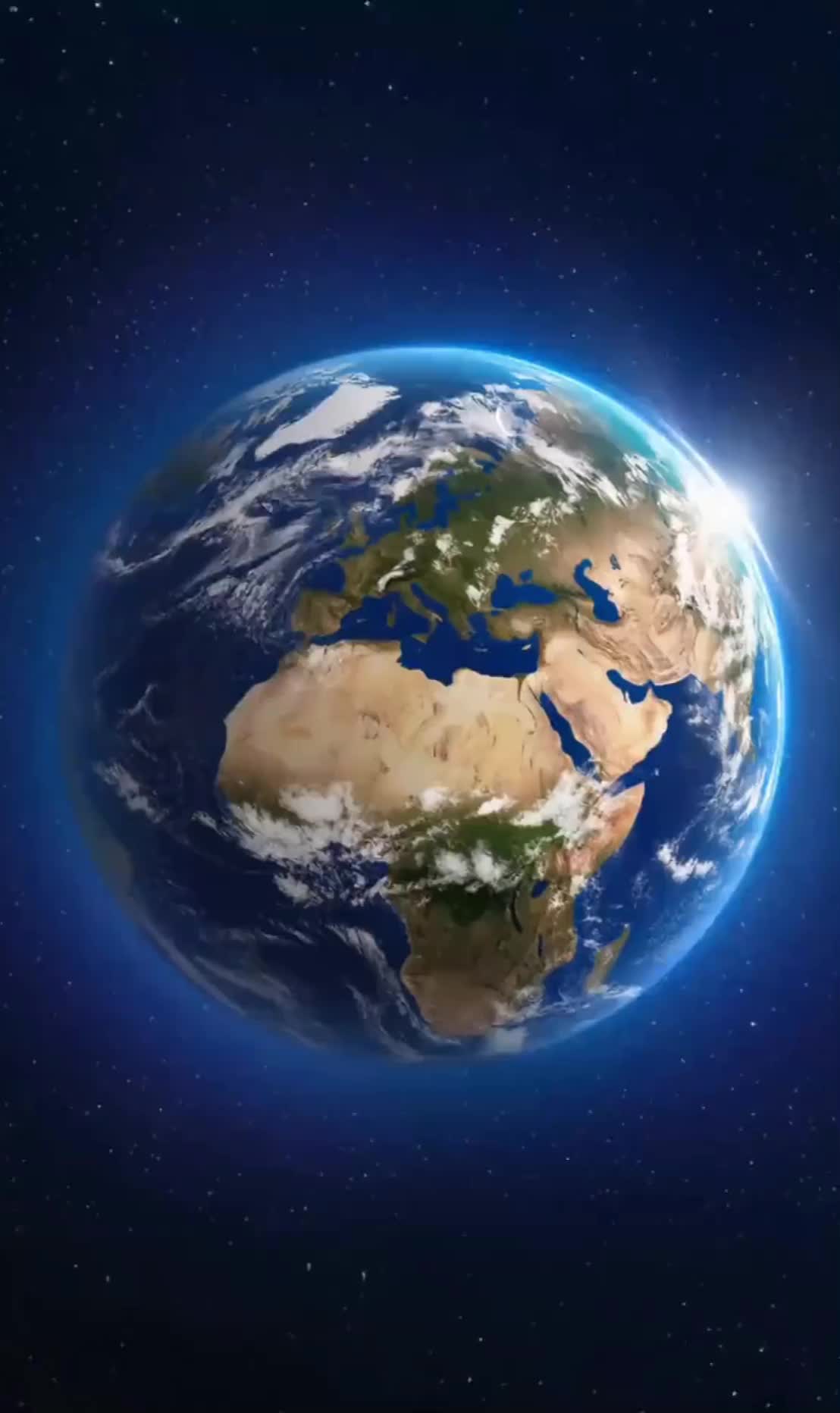 Earth Zoom In - earth zoom banner design AI video