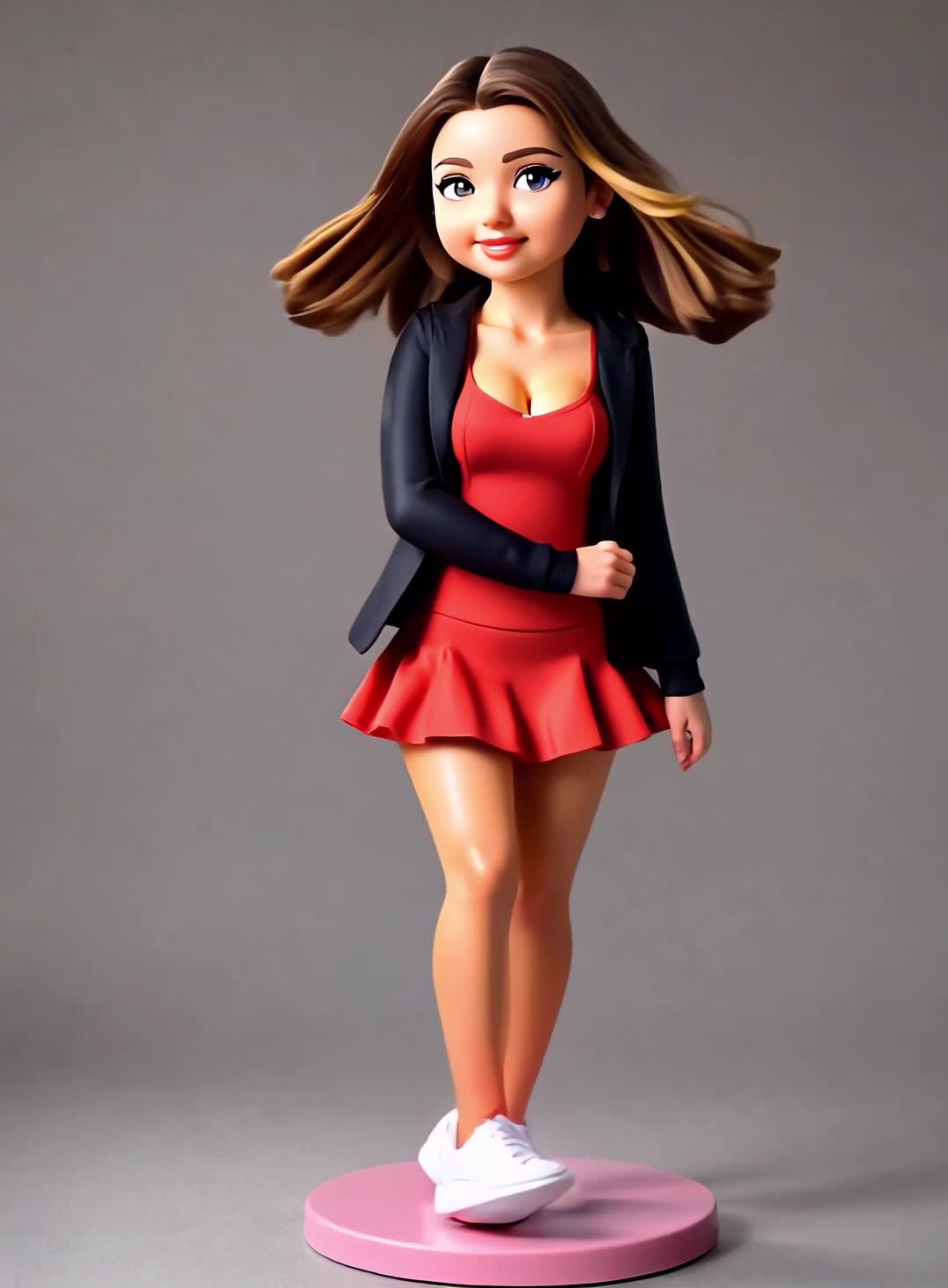 Mae figurine  - iconic anime poses AI video