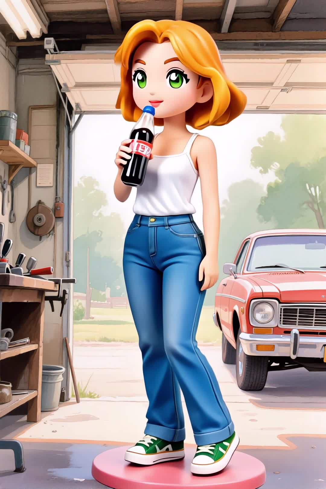 Anime Figure - kling ai anime AI video