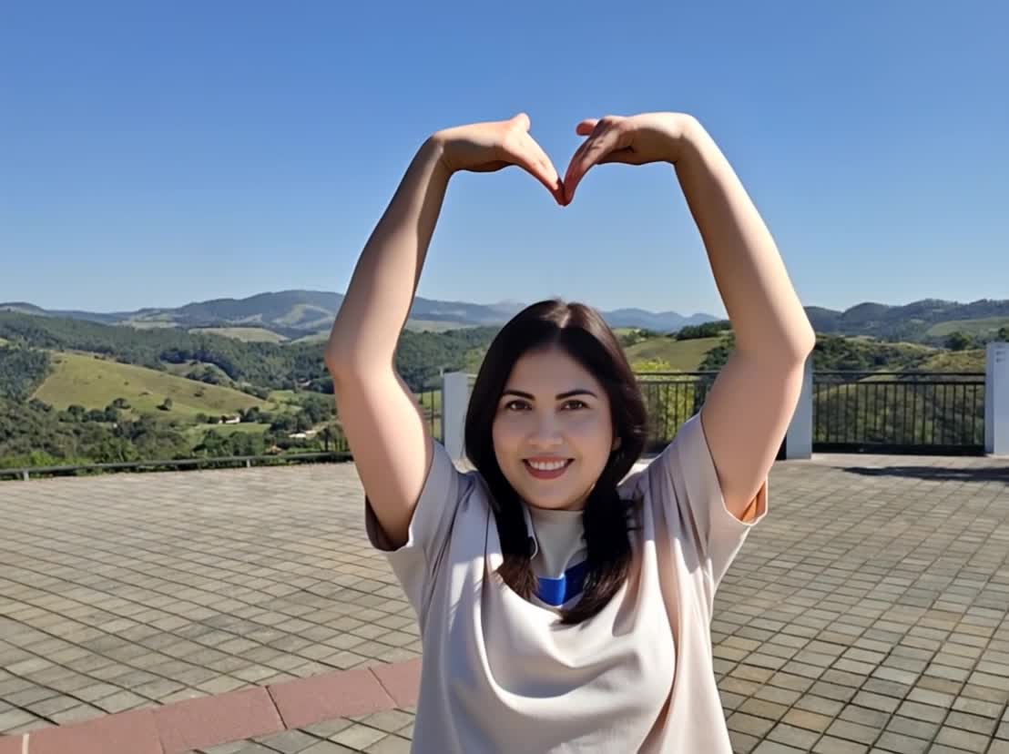 Beautiful peace day! - heart phone wallpaper AI video