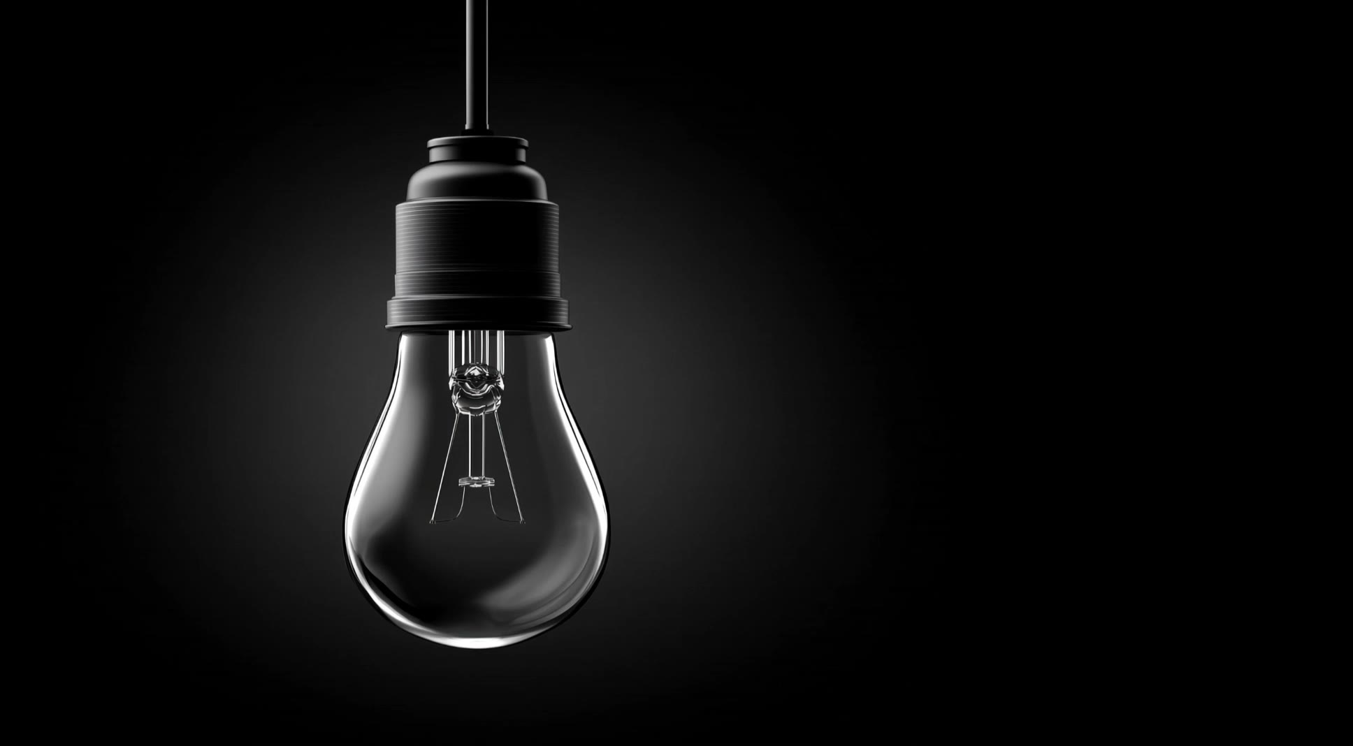 the light bulb is on - nano light AI video