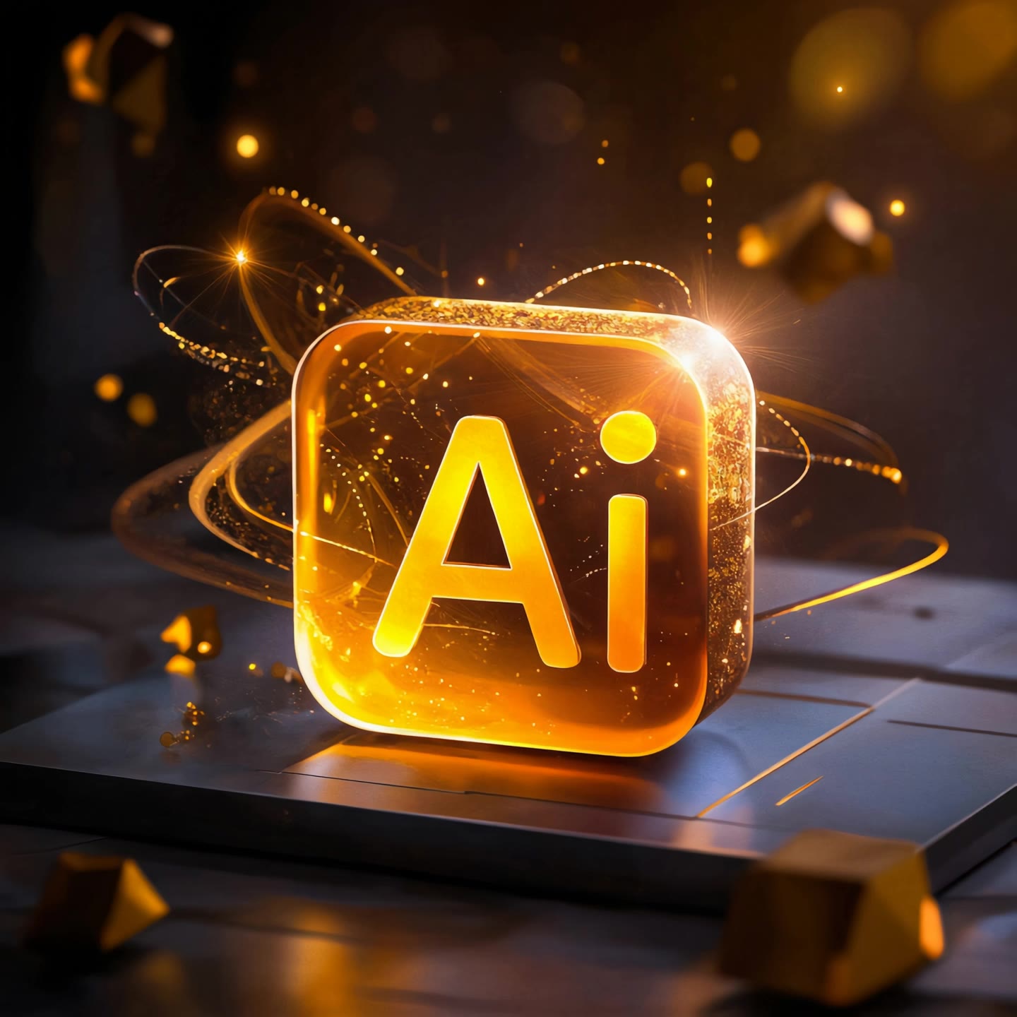 3D Adobe Illustrator icon - icon generator free AI video
