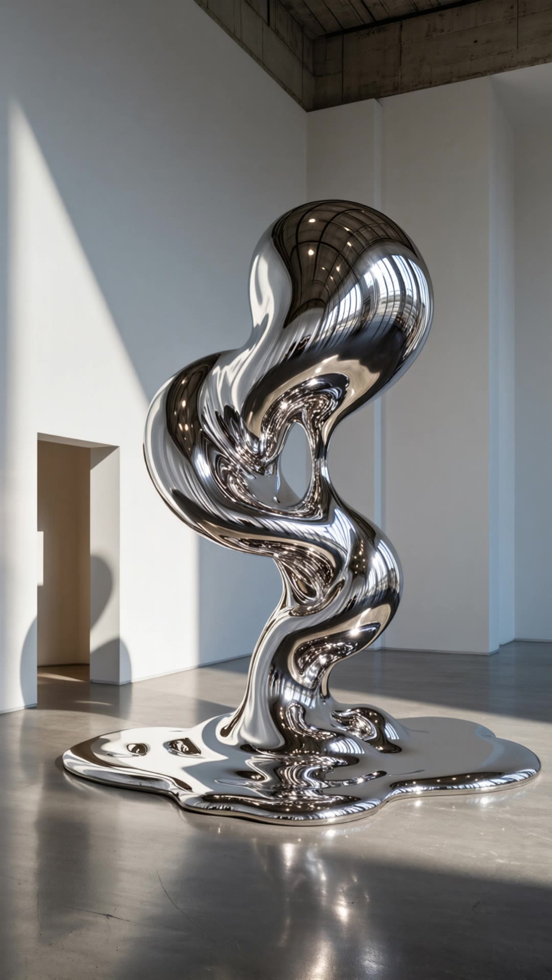 Liquid metal decoration - ai metal AI video