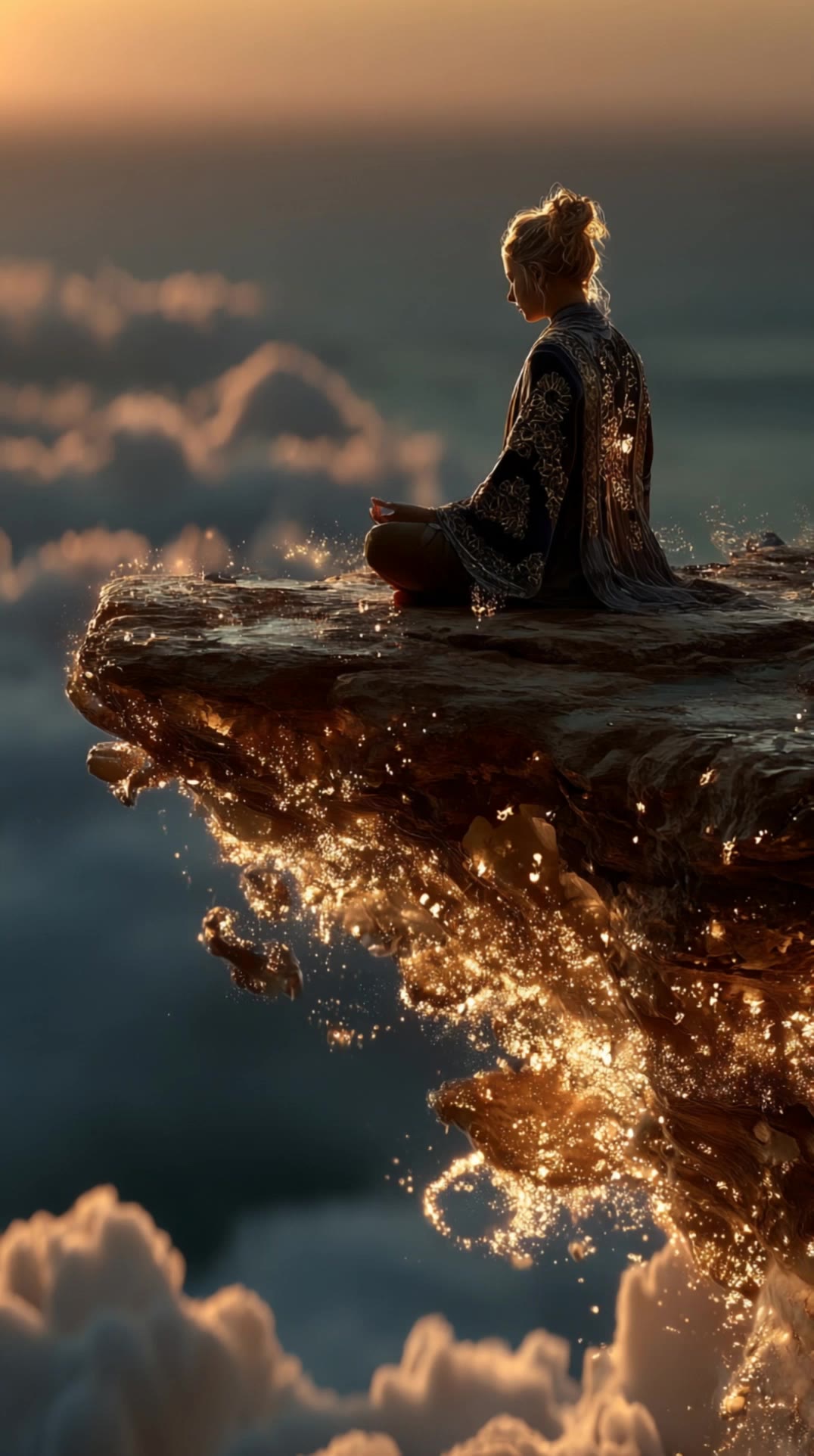fantasy meditation - meditation desktop wallpaper AI video