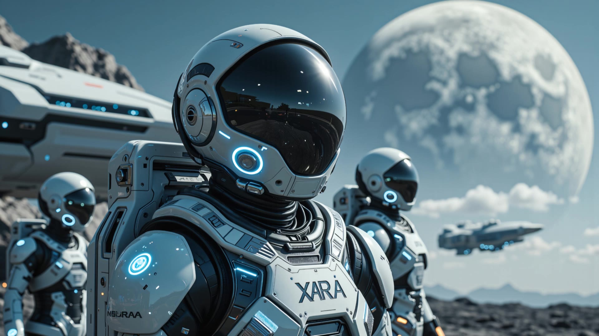 🌀 The Portal - Cyborg Ship Moon - absolute cyborg AI video