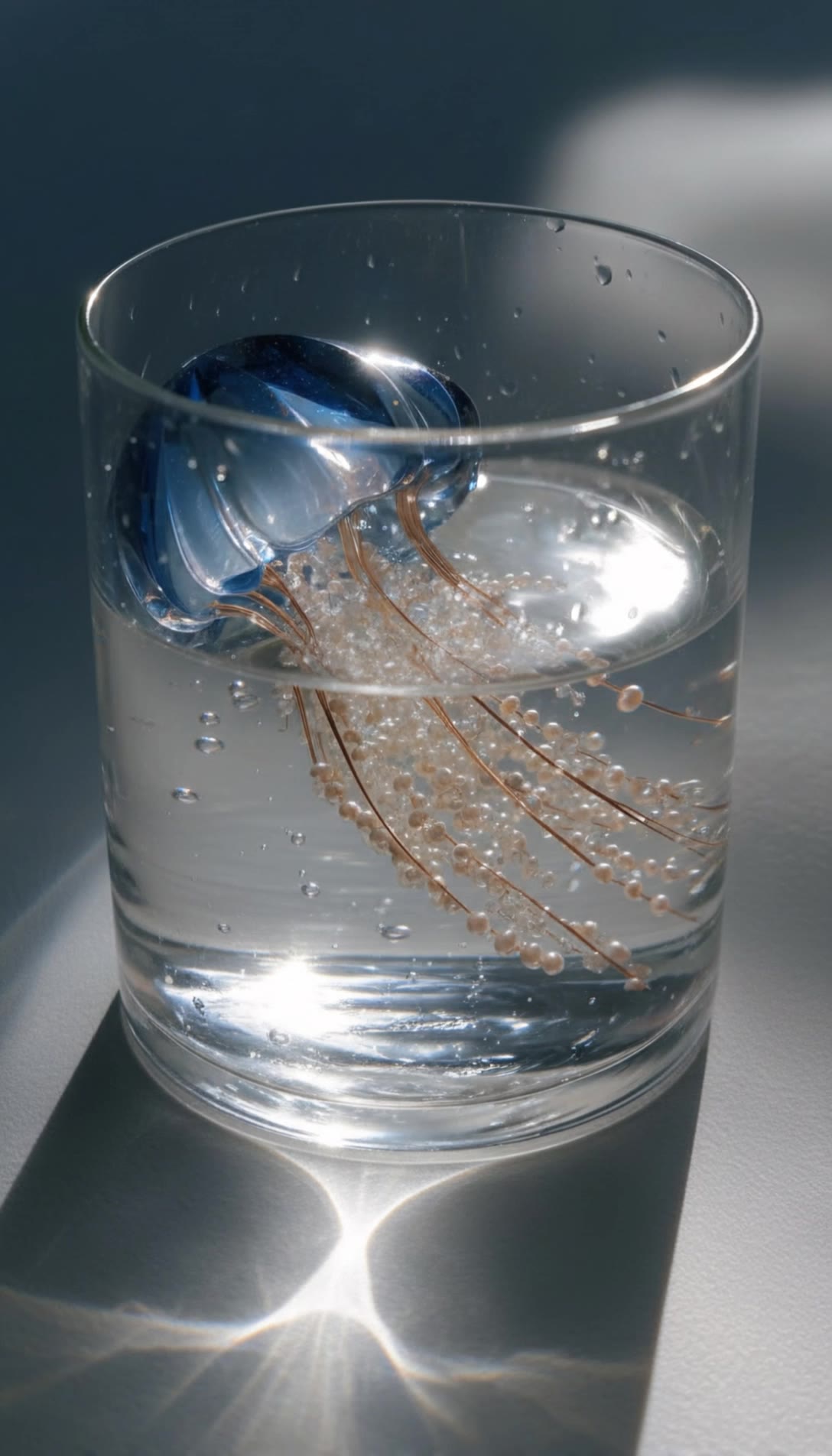 Glass Jellyfish - jellyfish shot AI video