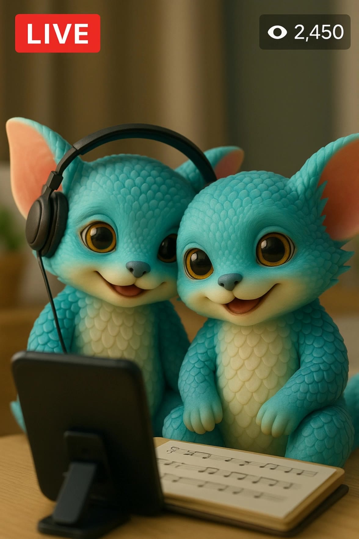 Kling AI work 289903555504354 - lizard ears AI video