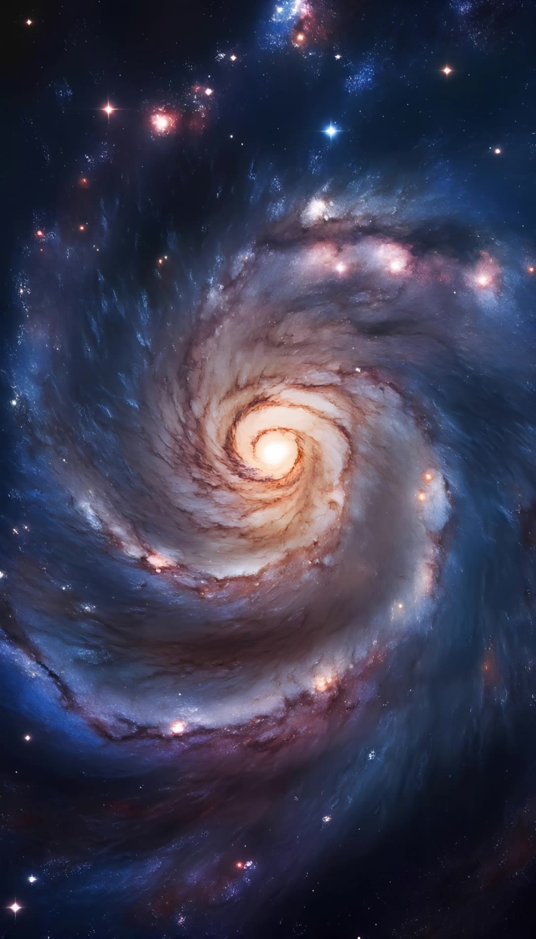 Galaxy zoom in - galaxy ai AI video