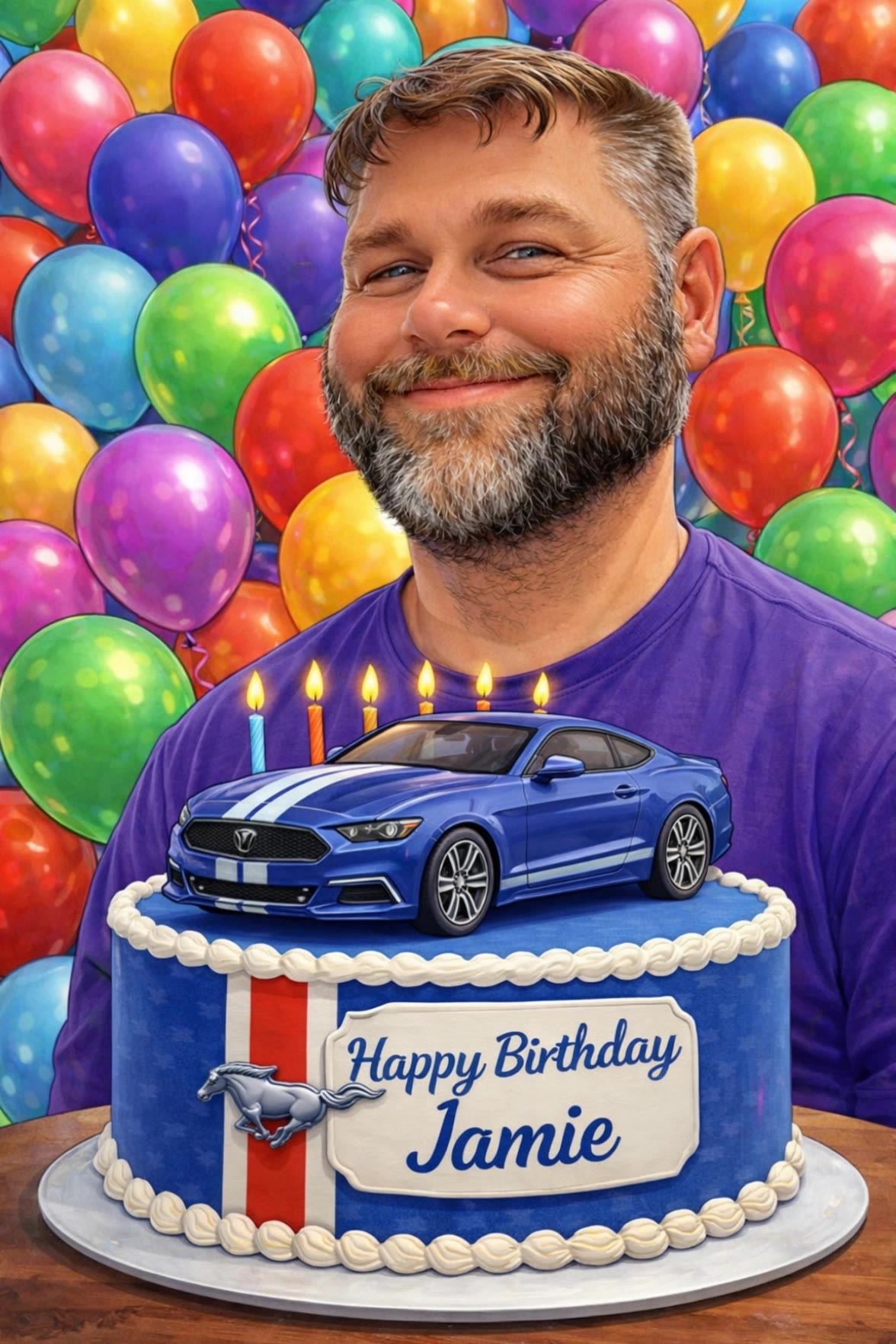 Kling AI work 313514093503352 - custom happy birthday song AI video
