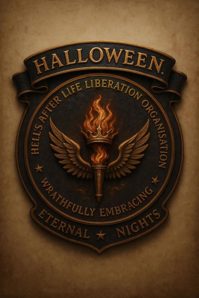 The HALLOWEEN Badge - h-a-l-l-o-w-e-e-n song AI video