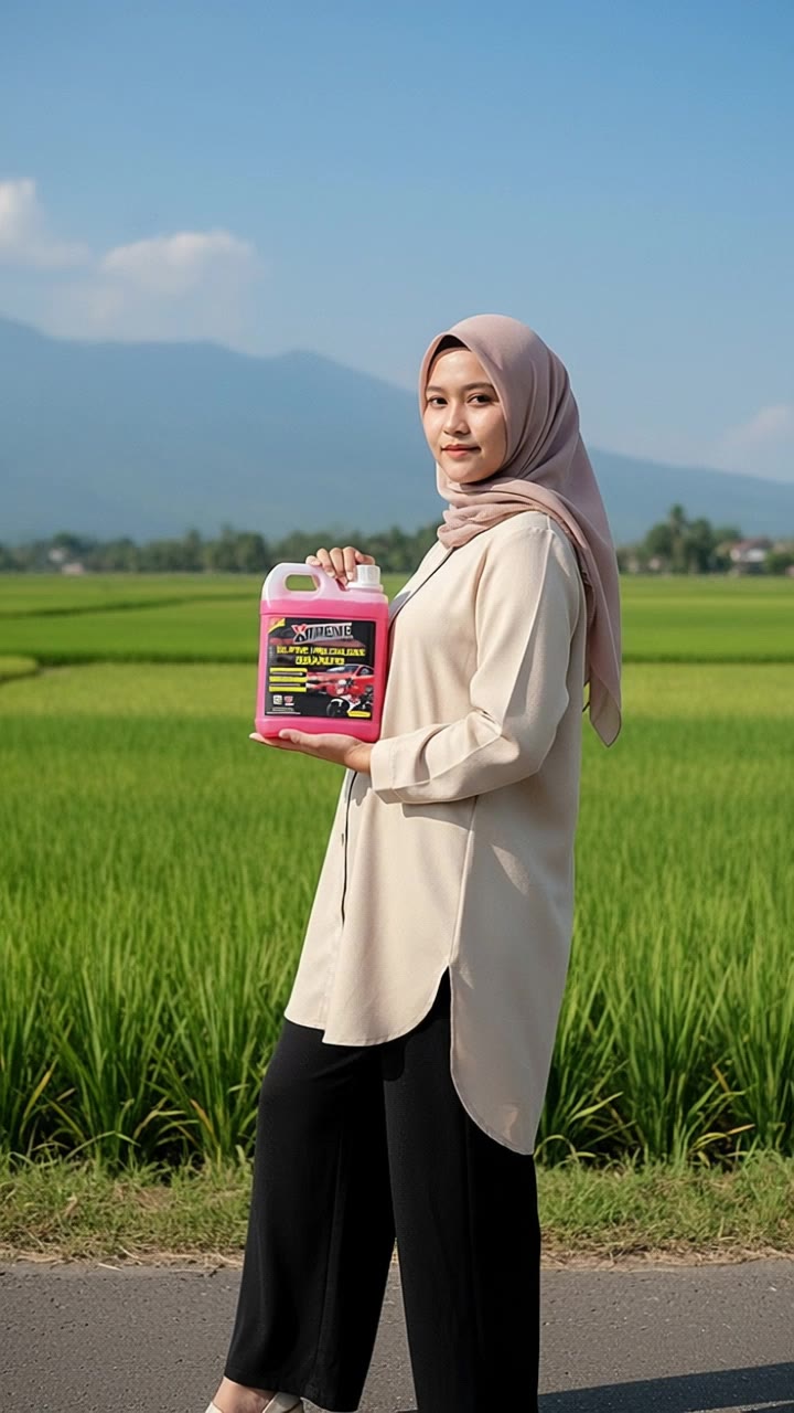 Pergerakan zoom detail - zoom out AI video