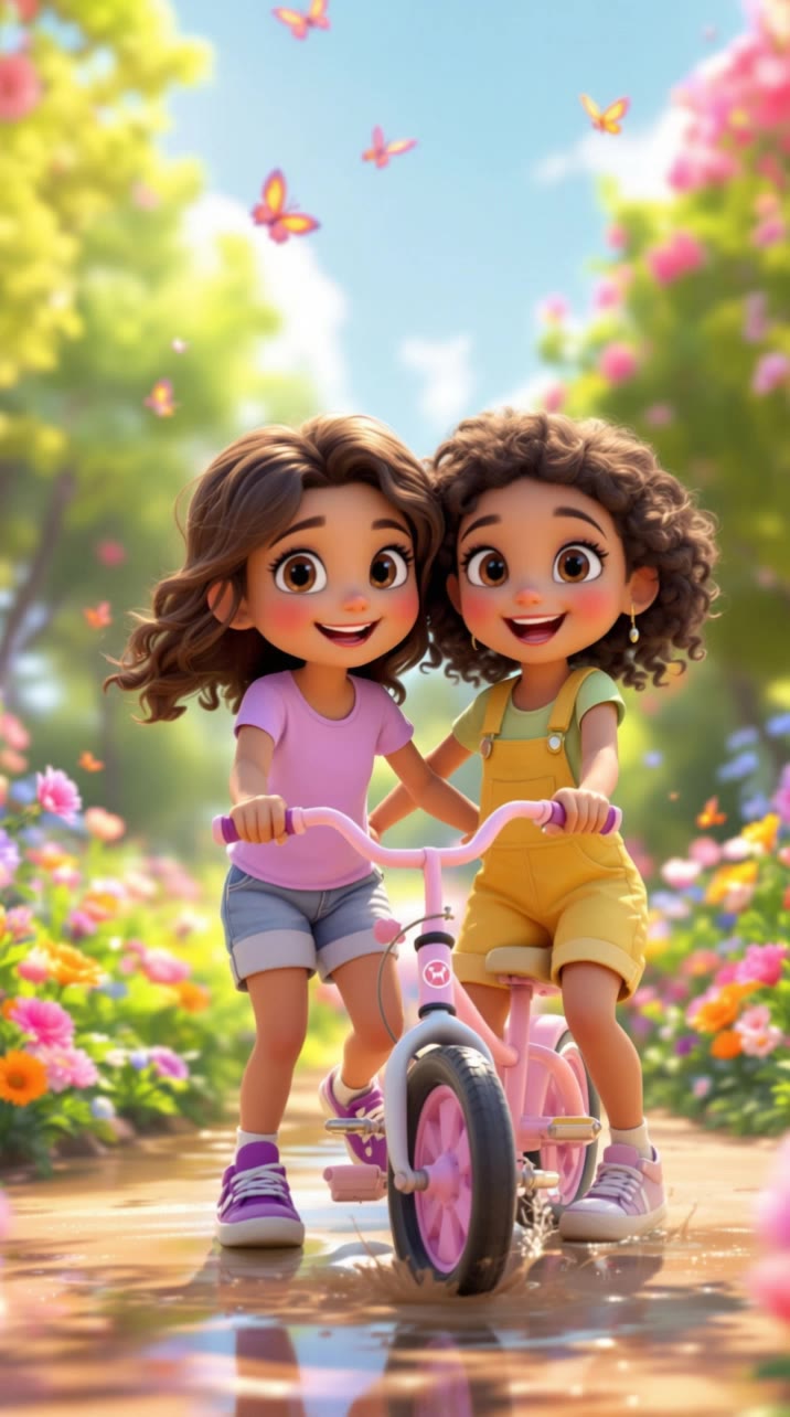 Kling AI work 299542486524099 - asian curly hair AI video