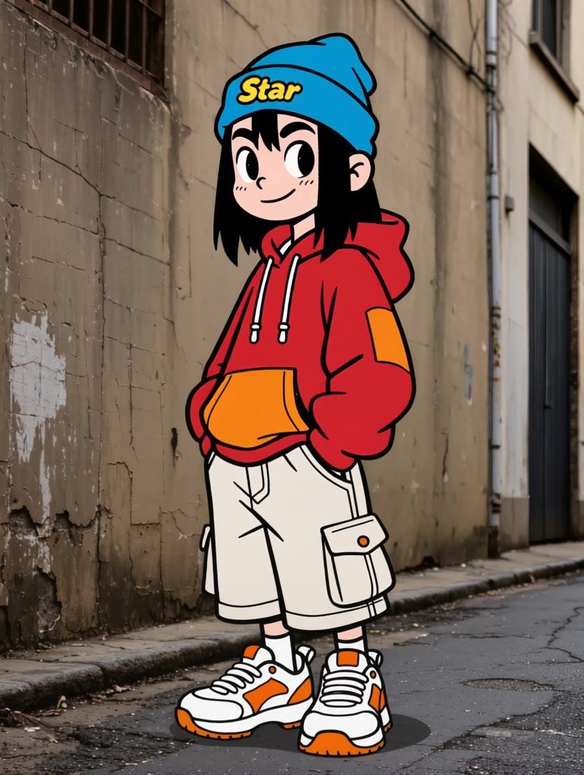 Young Rapper Cartoon version - random rapper generator AI video