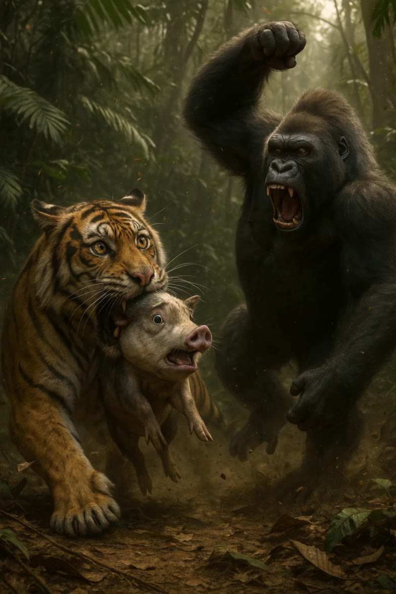 Kling AI work 311278695507305 - tiger scene AI video