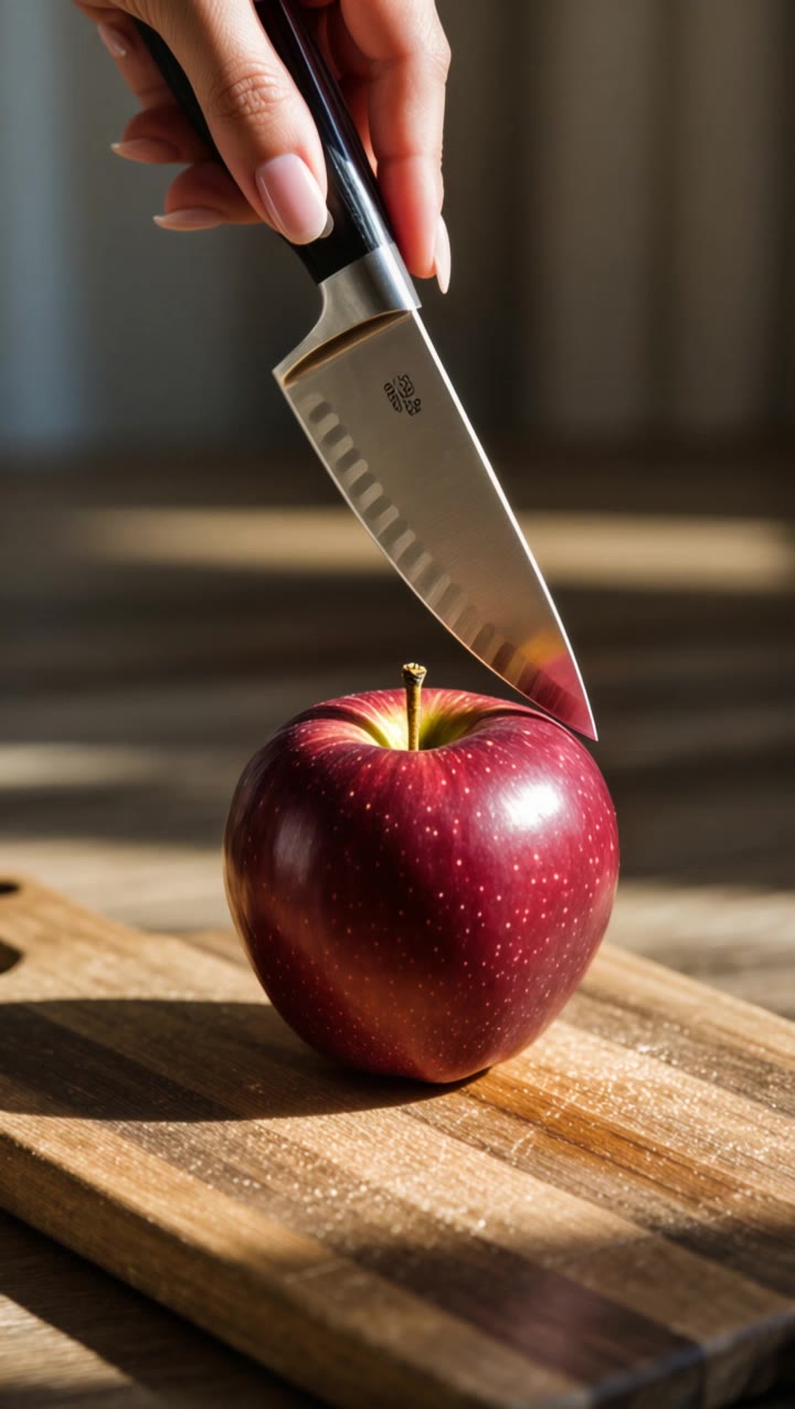 Kling AI work 300383548618895 - fruit cutting poster design AI video