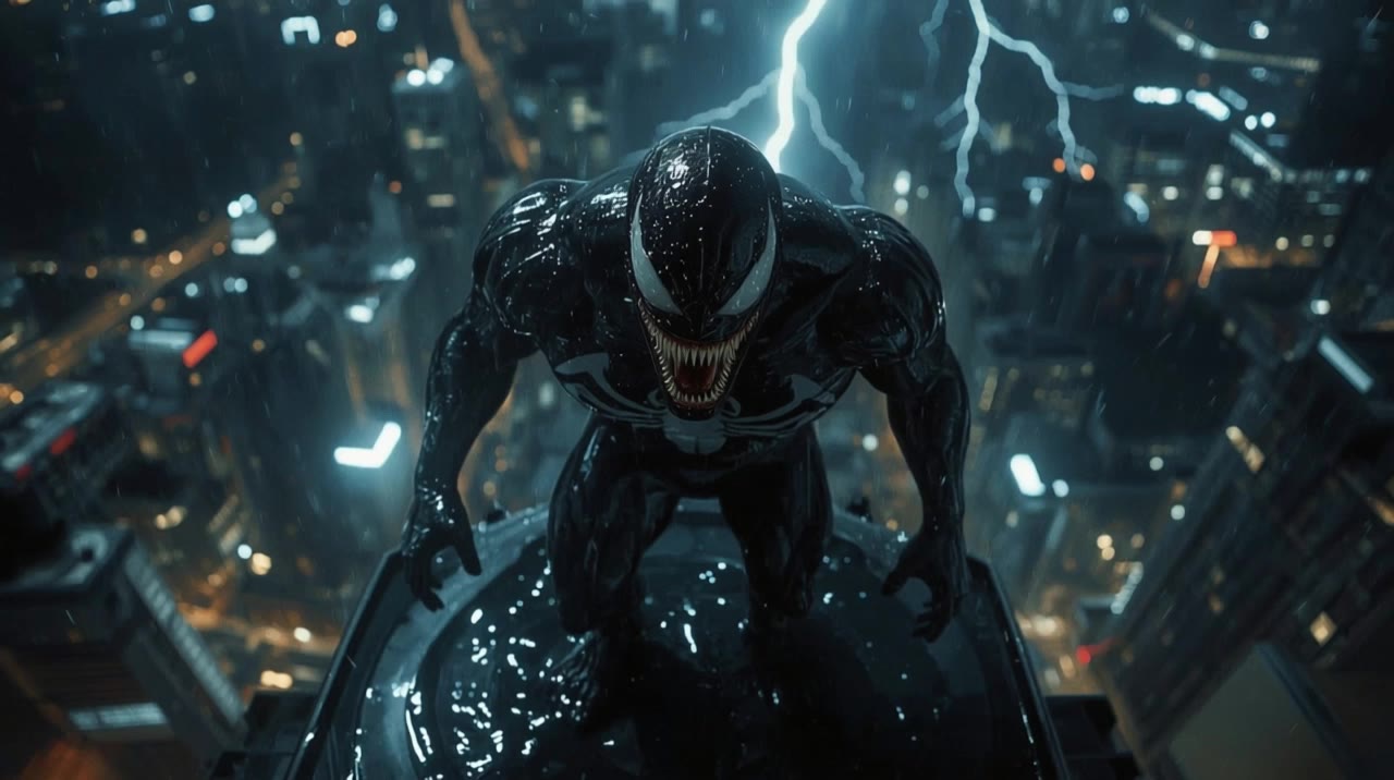 Venom 4 - venom background AI video