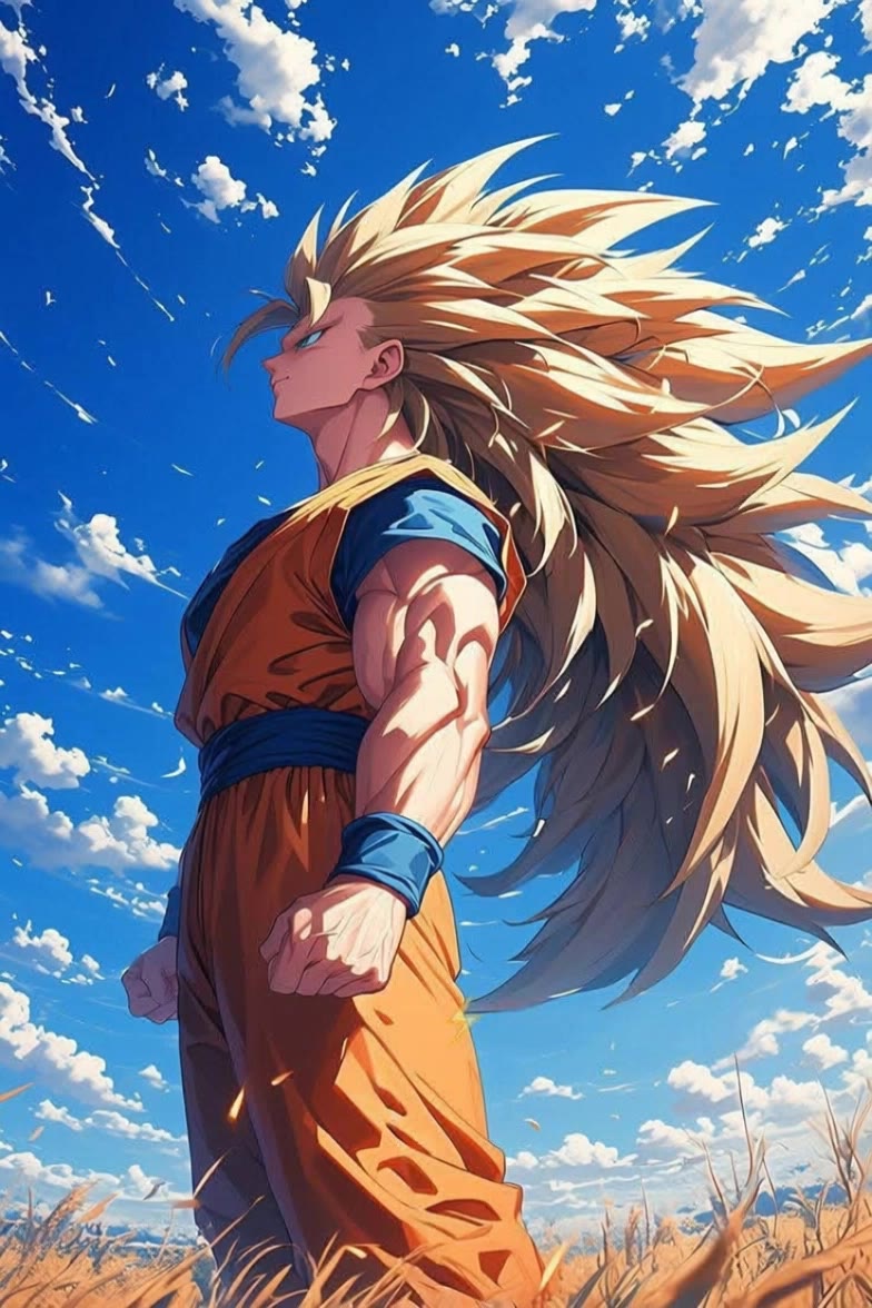 Kling AI work 309308471528700 - goku in a suit AI video