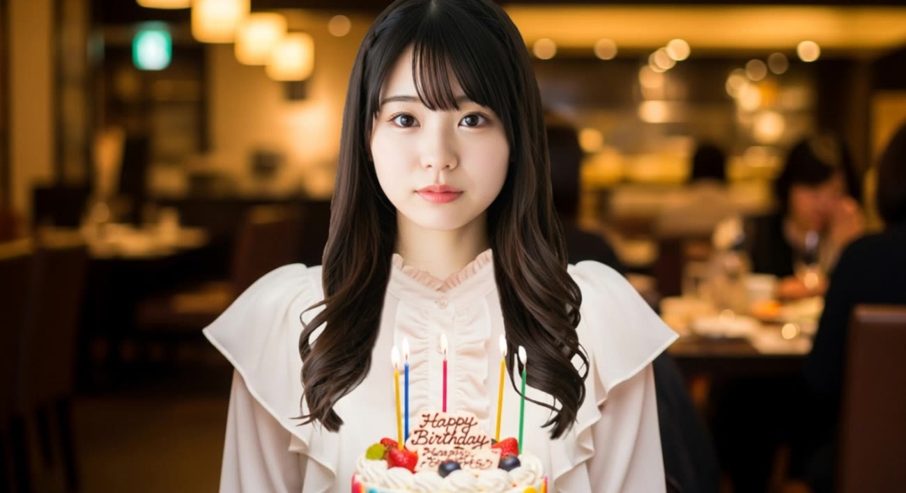 Kling AI work 316942274522070 - happy birthday scene AI video