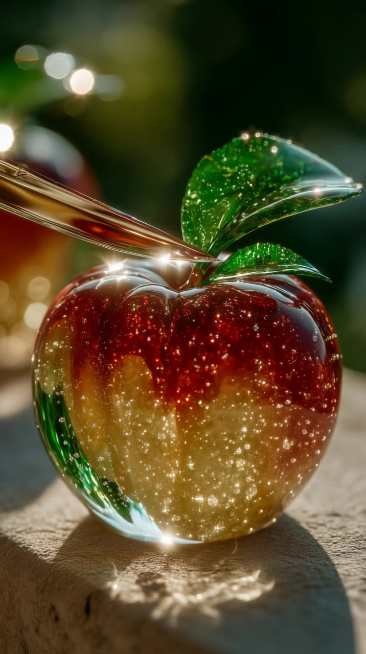 Kling AI work 315712429526722 - fruit cutting poster design AI video