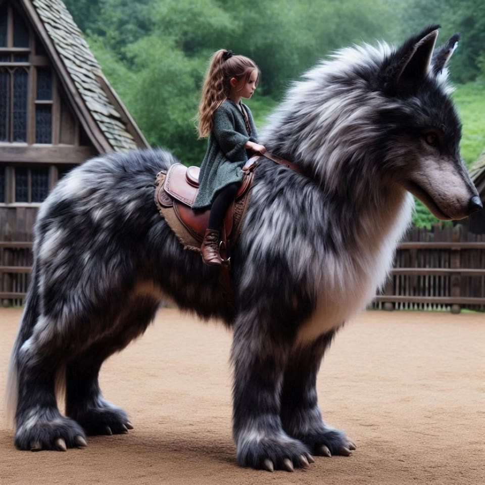 beast wolf ride - wolf style AI video